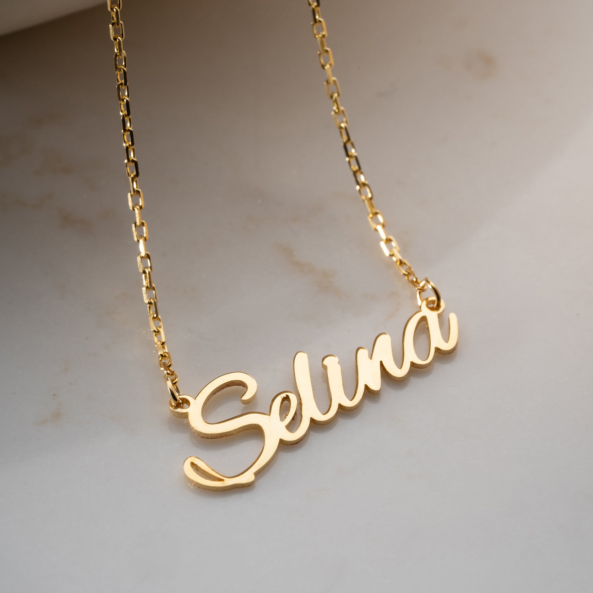 Name necklace | ALEX BRUSH font | 925 silver