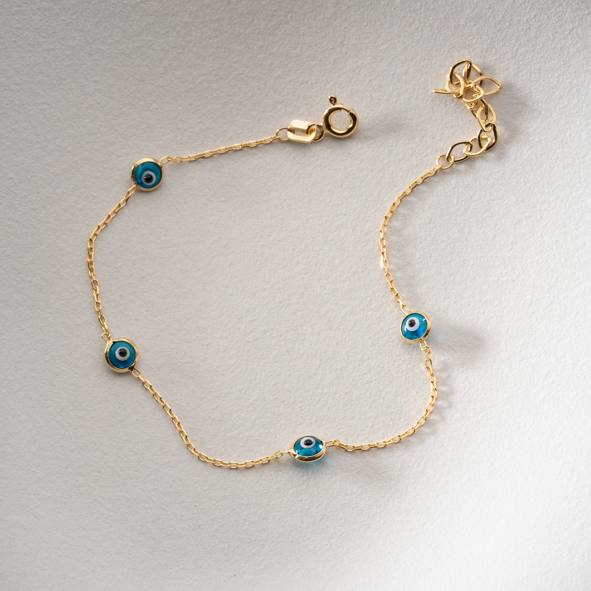 MINIMAL NAZAR BRACELET | 925 SILVER