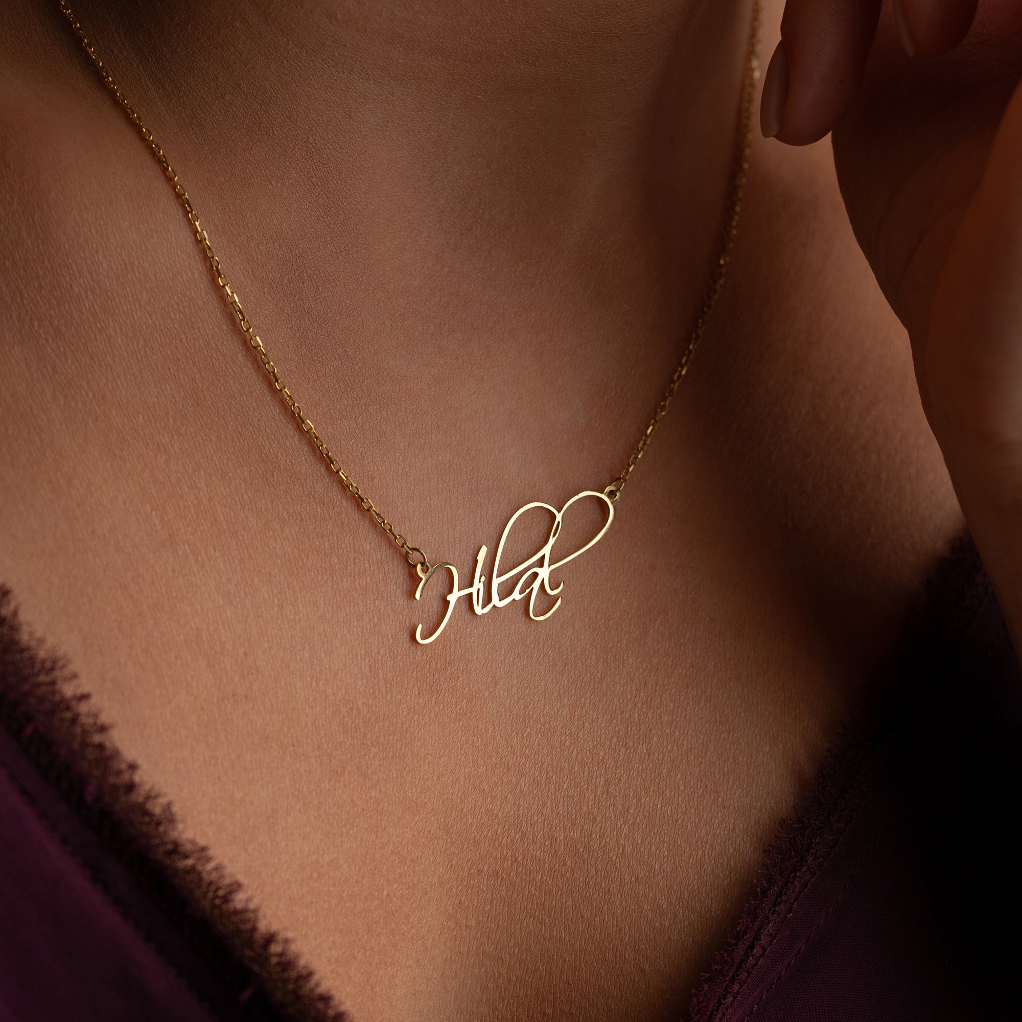 SCRIPT NAMENSKETTE | 925 SILBER