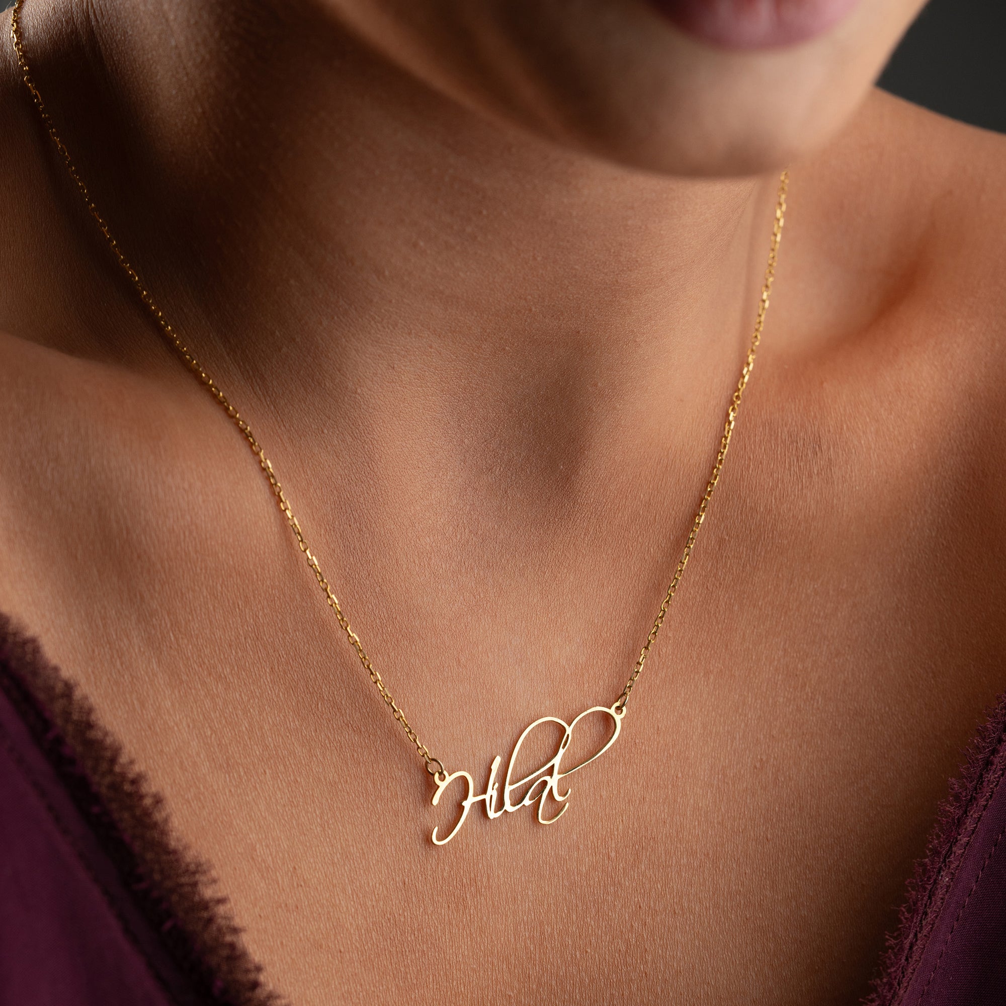 SCRIPT NAMENSKETTE | 925 SILBER