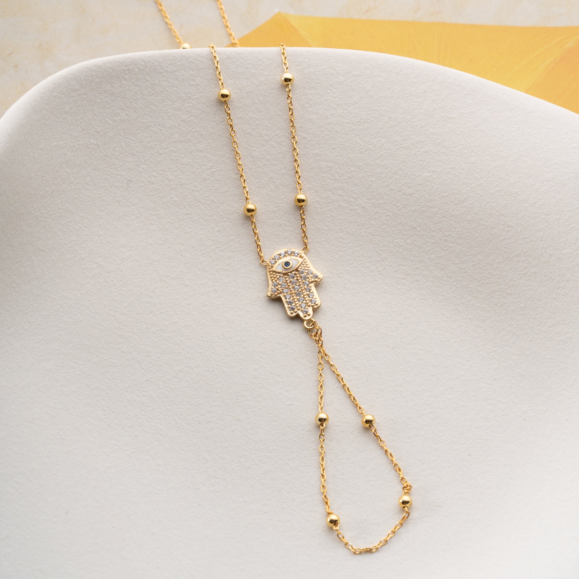 LINA EYE HANDKETTE | 925 SILBER