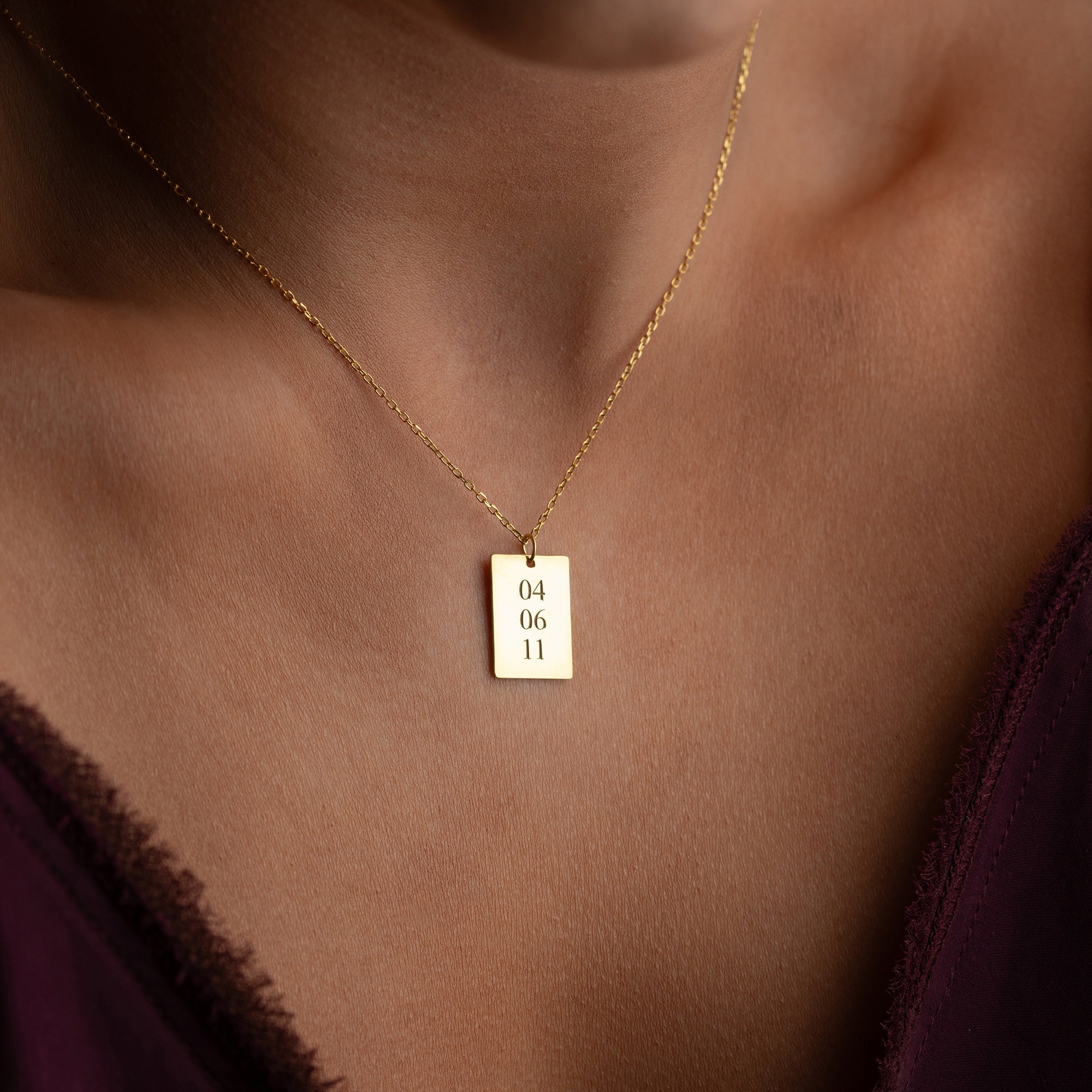 SAVE THE DATE NECKLACE | 925 SILVER