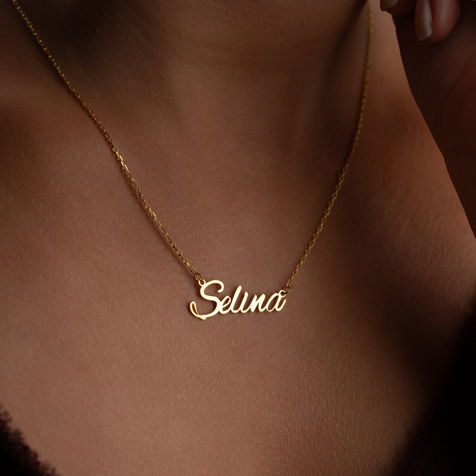 Name necklace | ALEX BRUSH font | 925 silver