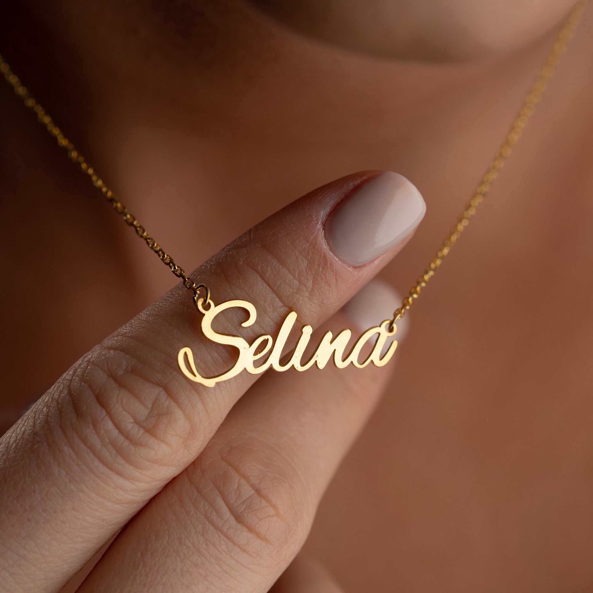 Name necklace | ALEX BRUSH font | 925 silver