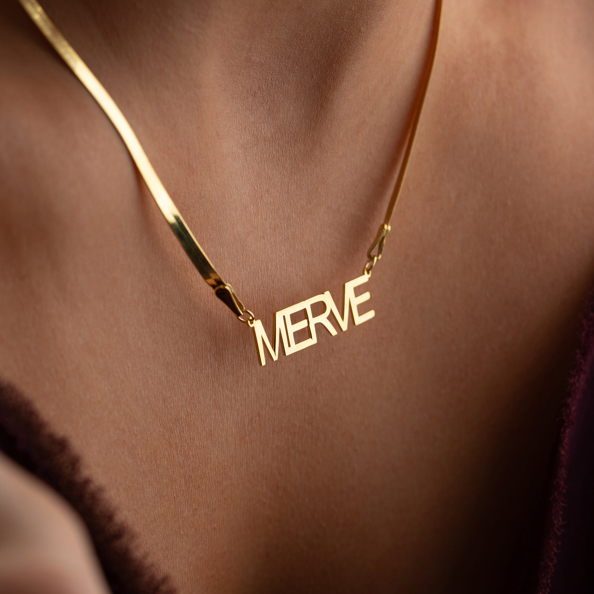 Snake name necklace | 925 silver