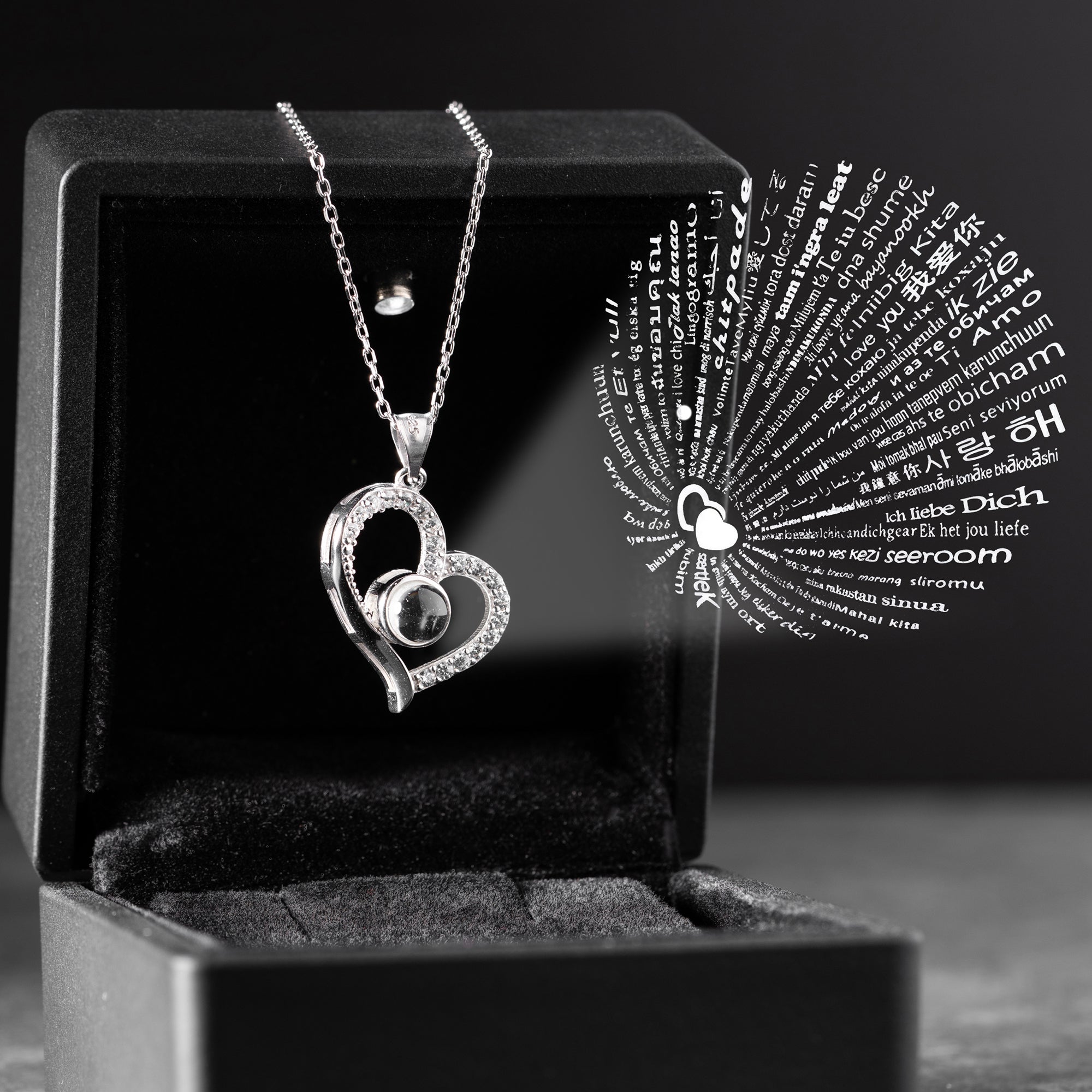 HERZ HALSKETTE | 925 SILBER