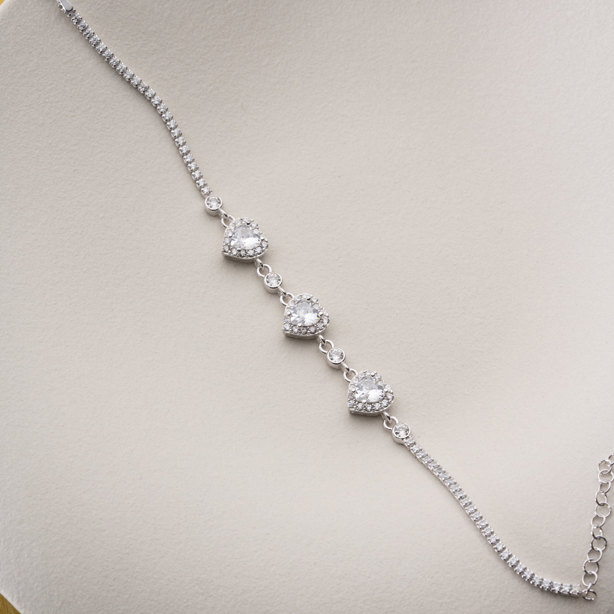 HERZ ARMREIFE | 925 SILBER
