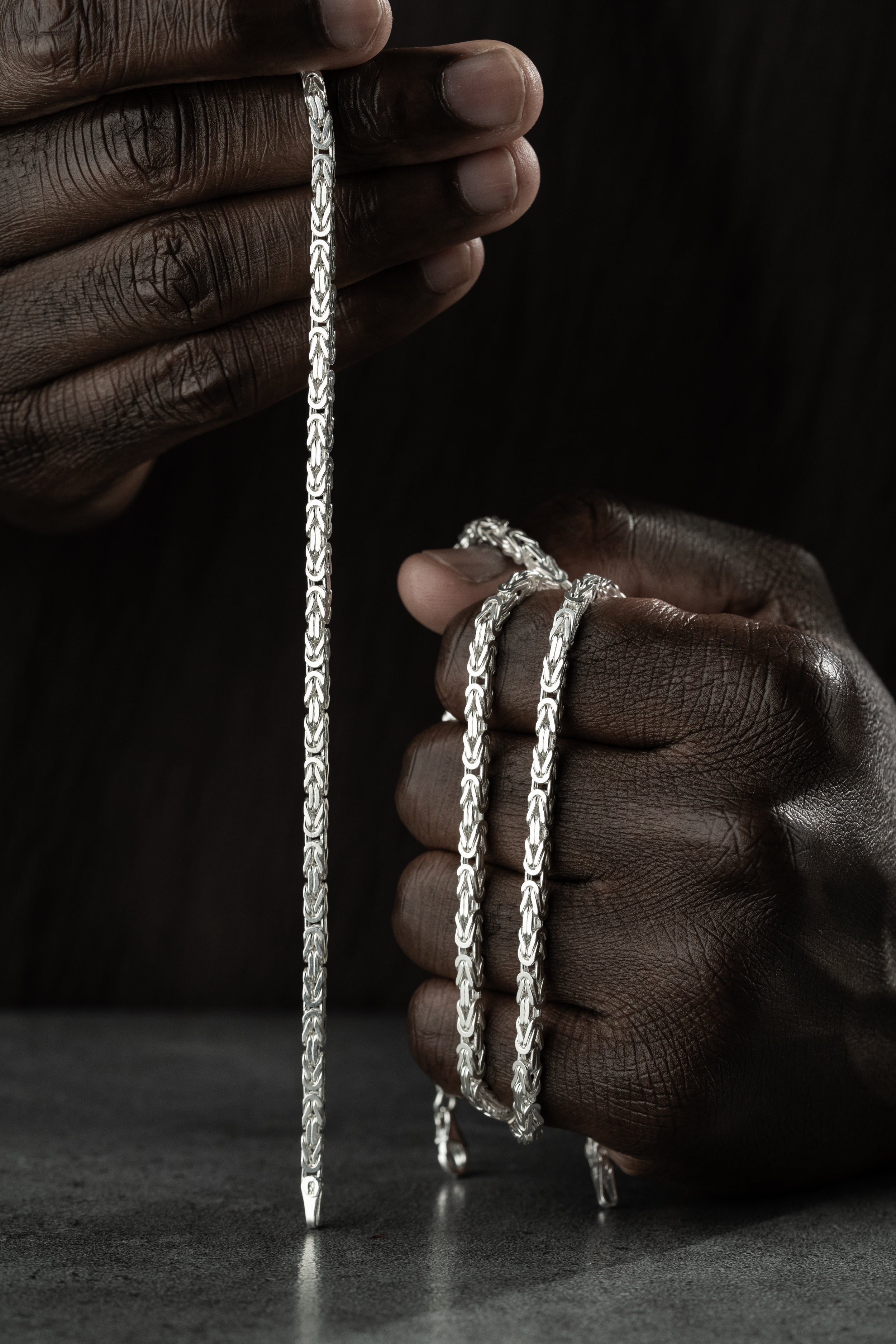 KÄFIGKETTE SET | 925 SILBER