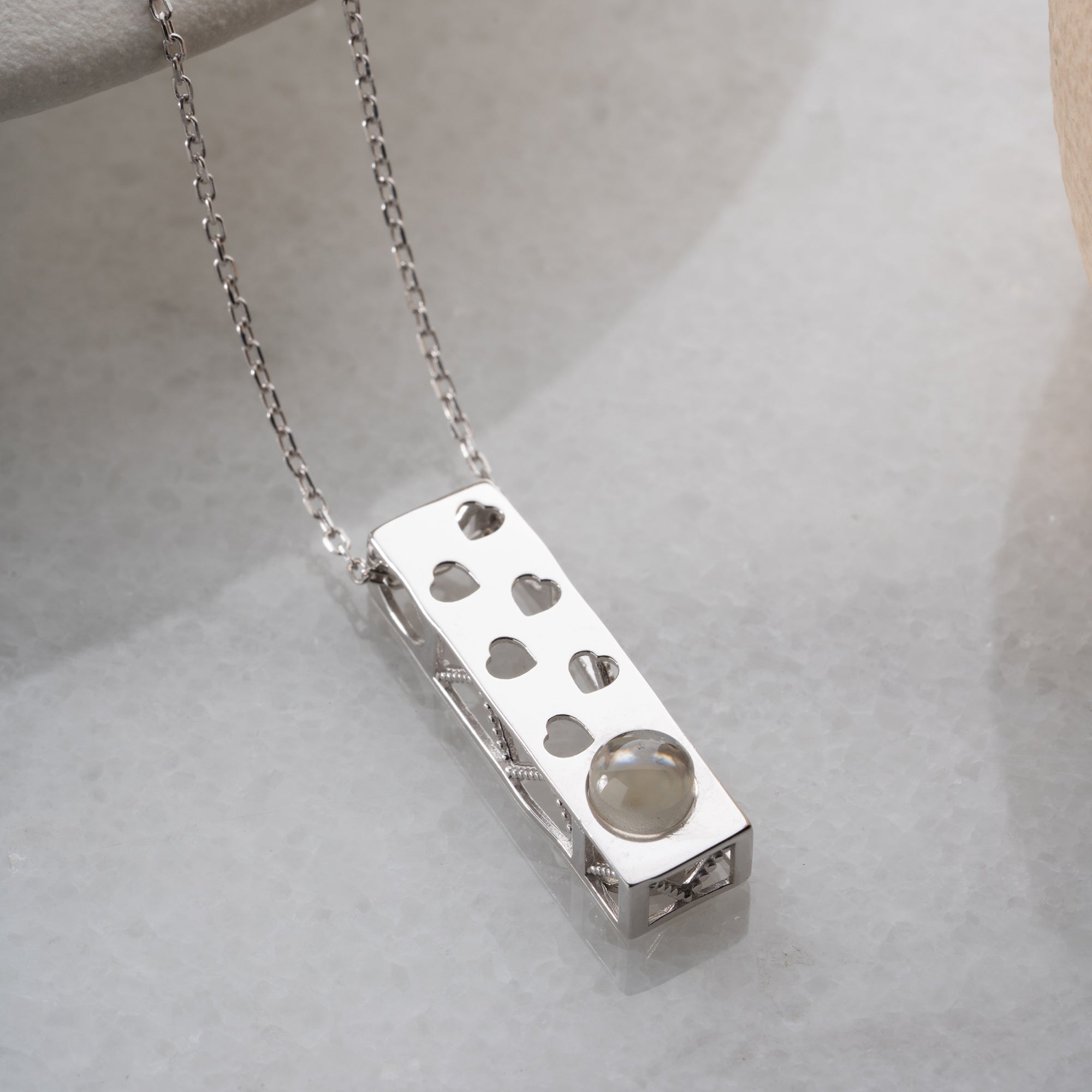 MOND HALSKETTE | 925 SILBER