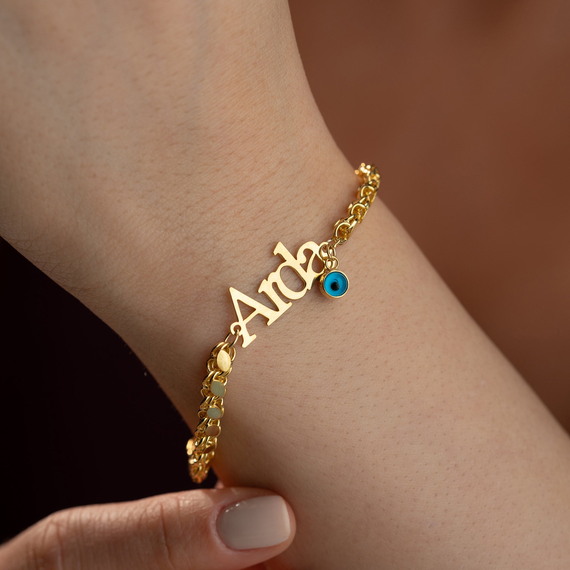 BARLEY BRACELET WITH CUSTOM NAME | 925 SILVER