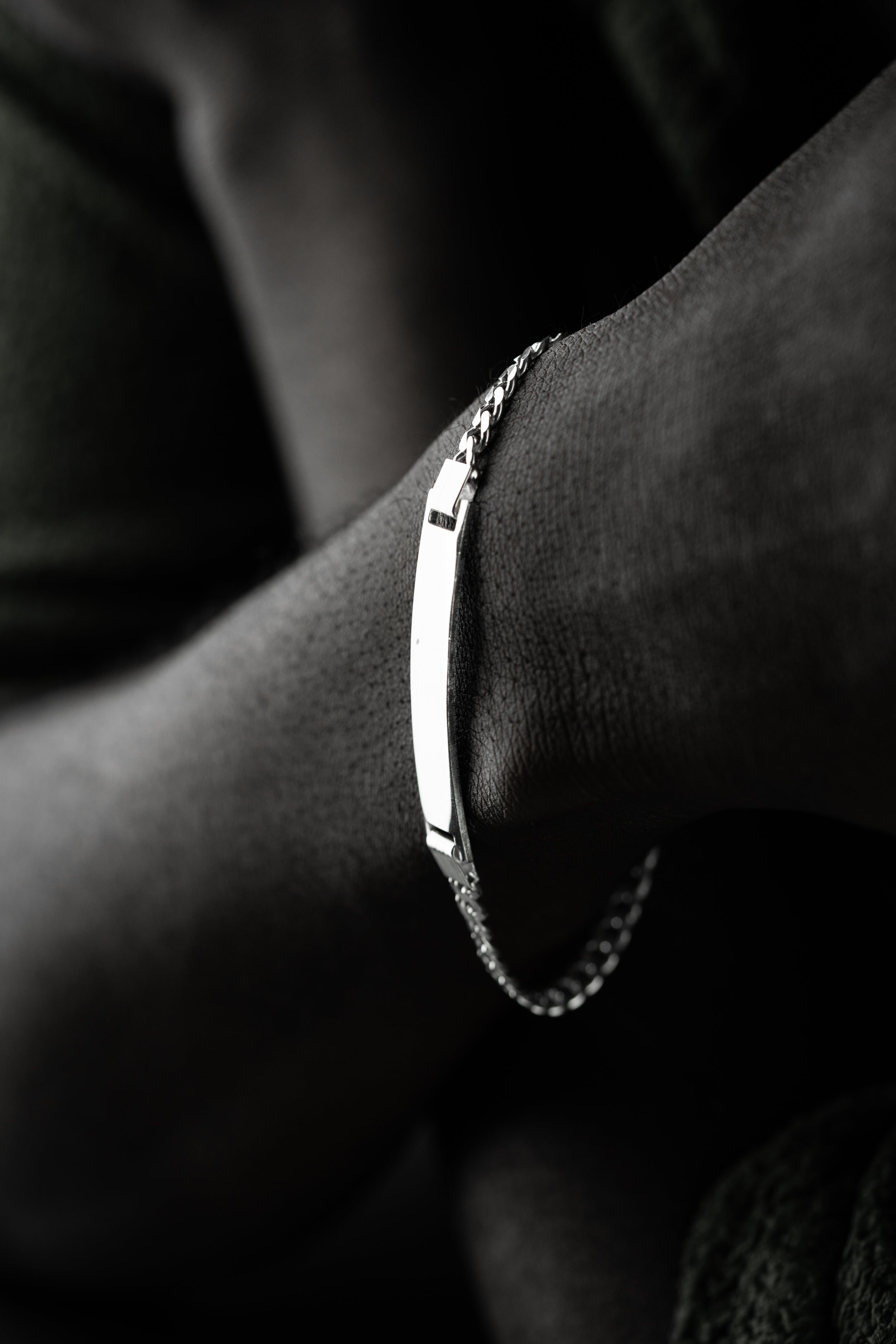 PANZER ARMBAND MIT GRAVUR | 925 SILBER