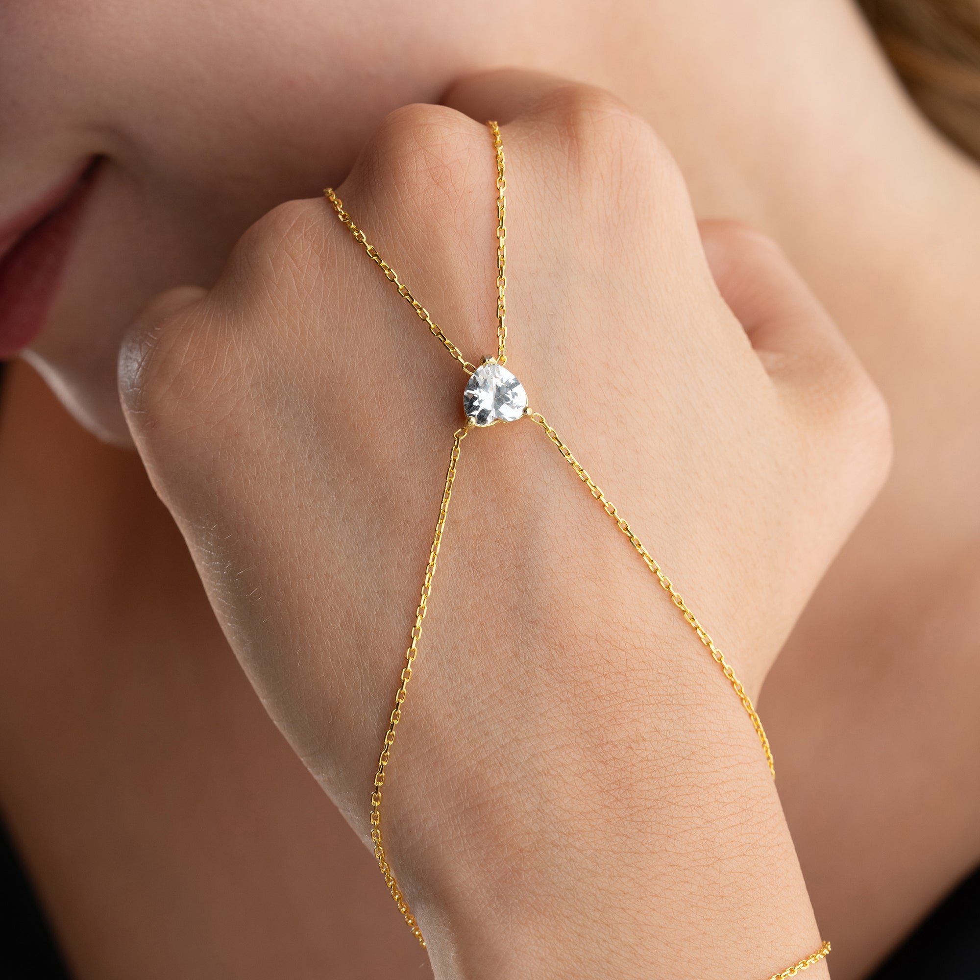 BOMB HERZ HANDKETTE | 925 SILBER