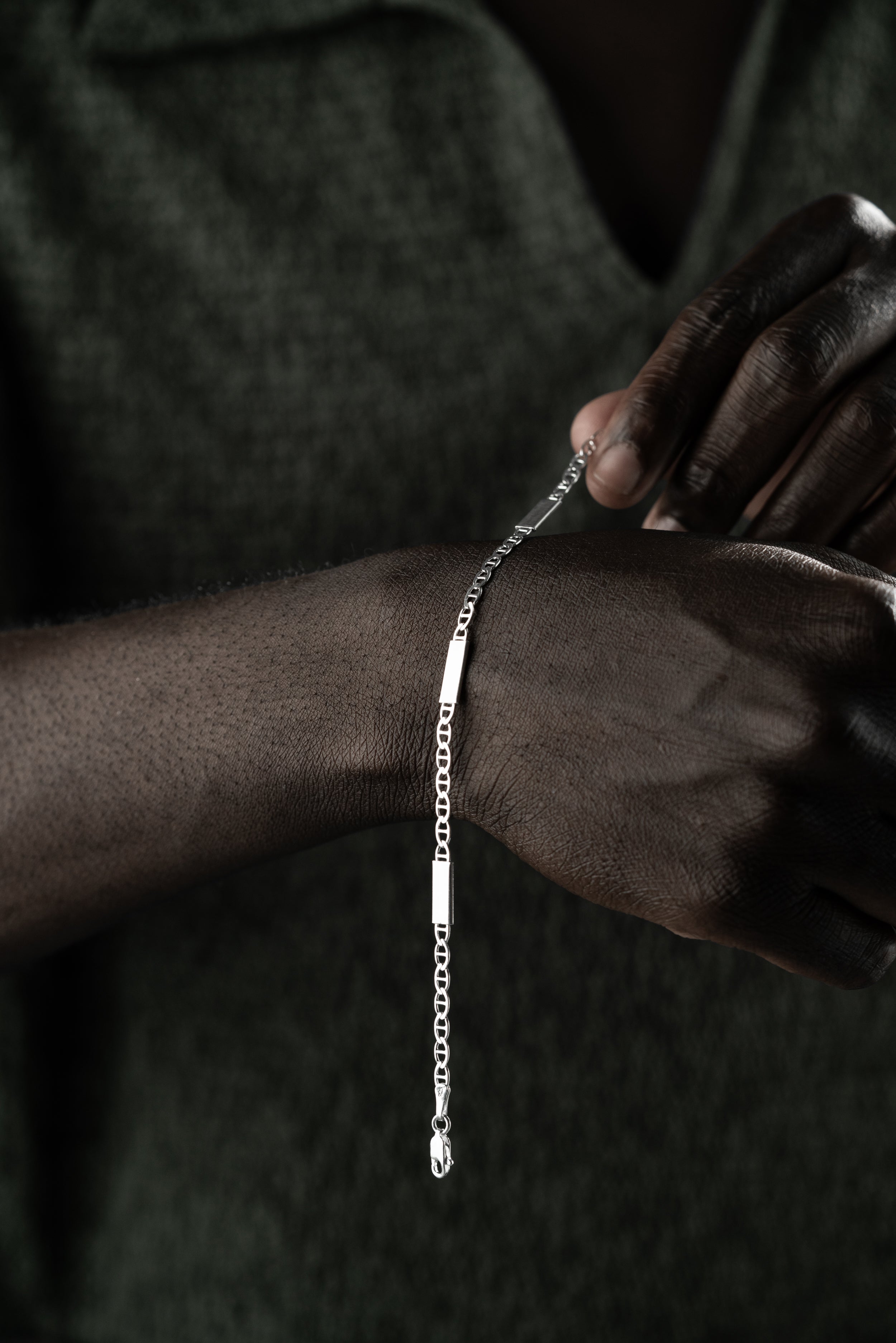 PLATTEN CUBAN LINK ARMBAND 4MM | 925 SILBER