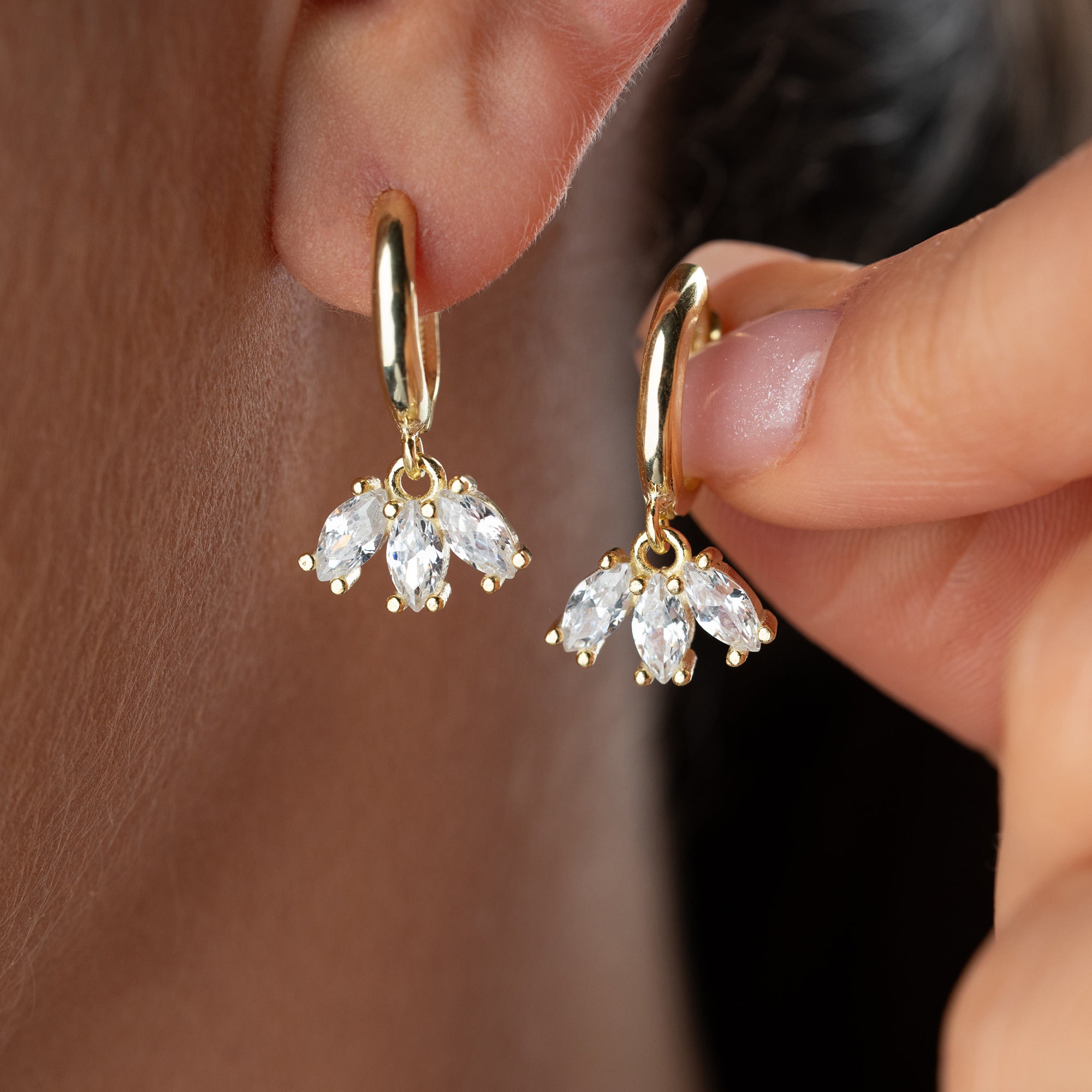 OLVIE EARRINGS | 925 SILVER