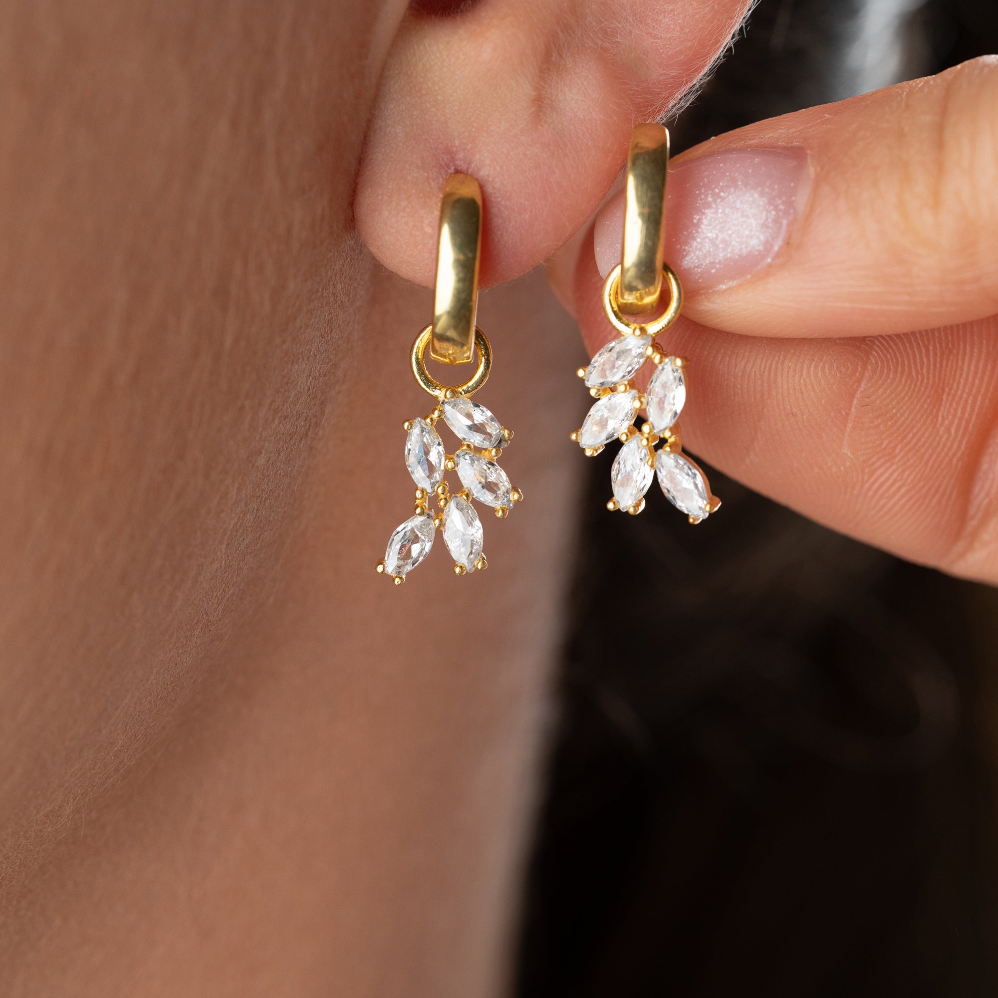 OLVIE EARRINGS | 925 SILVER