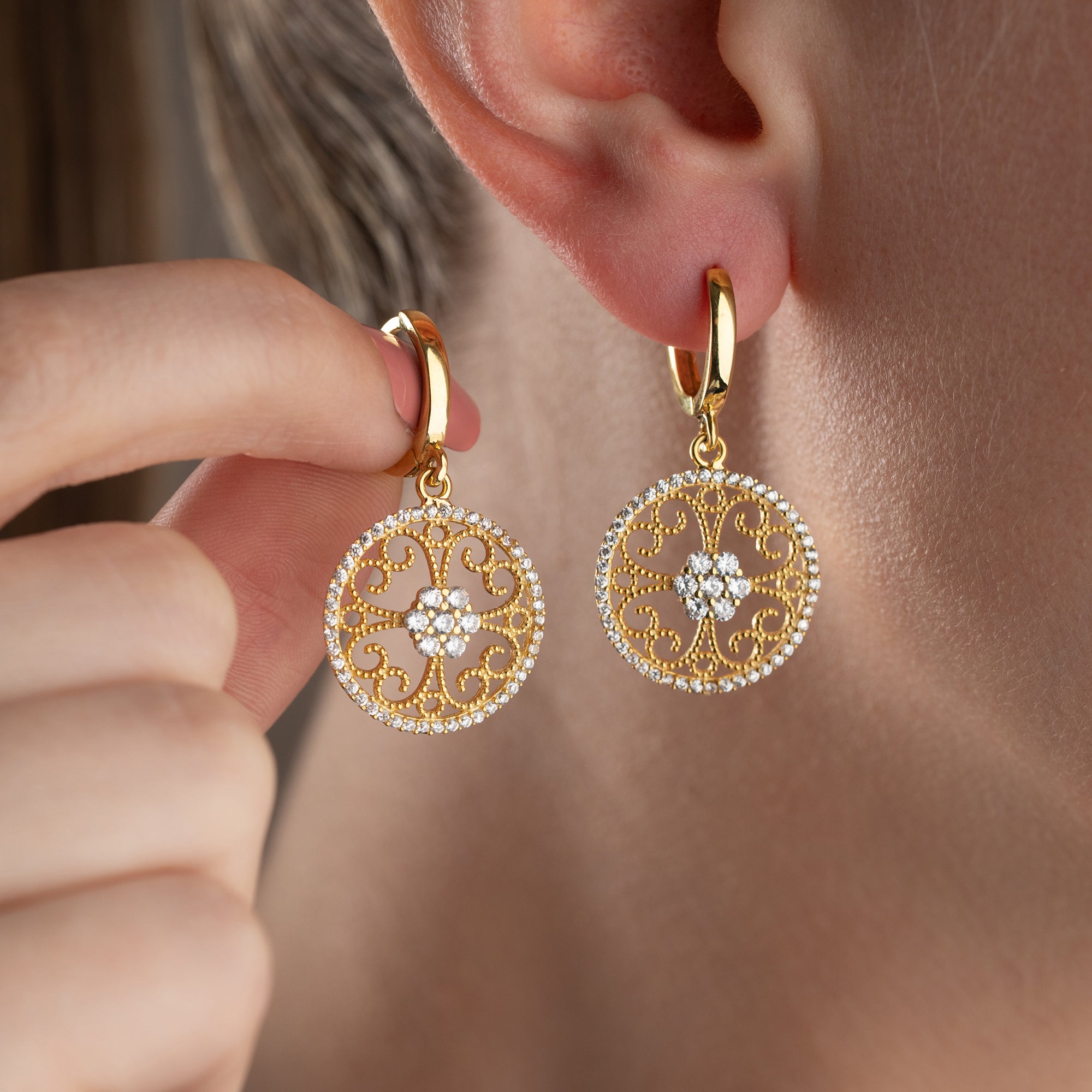 LYRA OHRRINGE | 925 SILBER