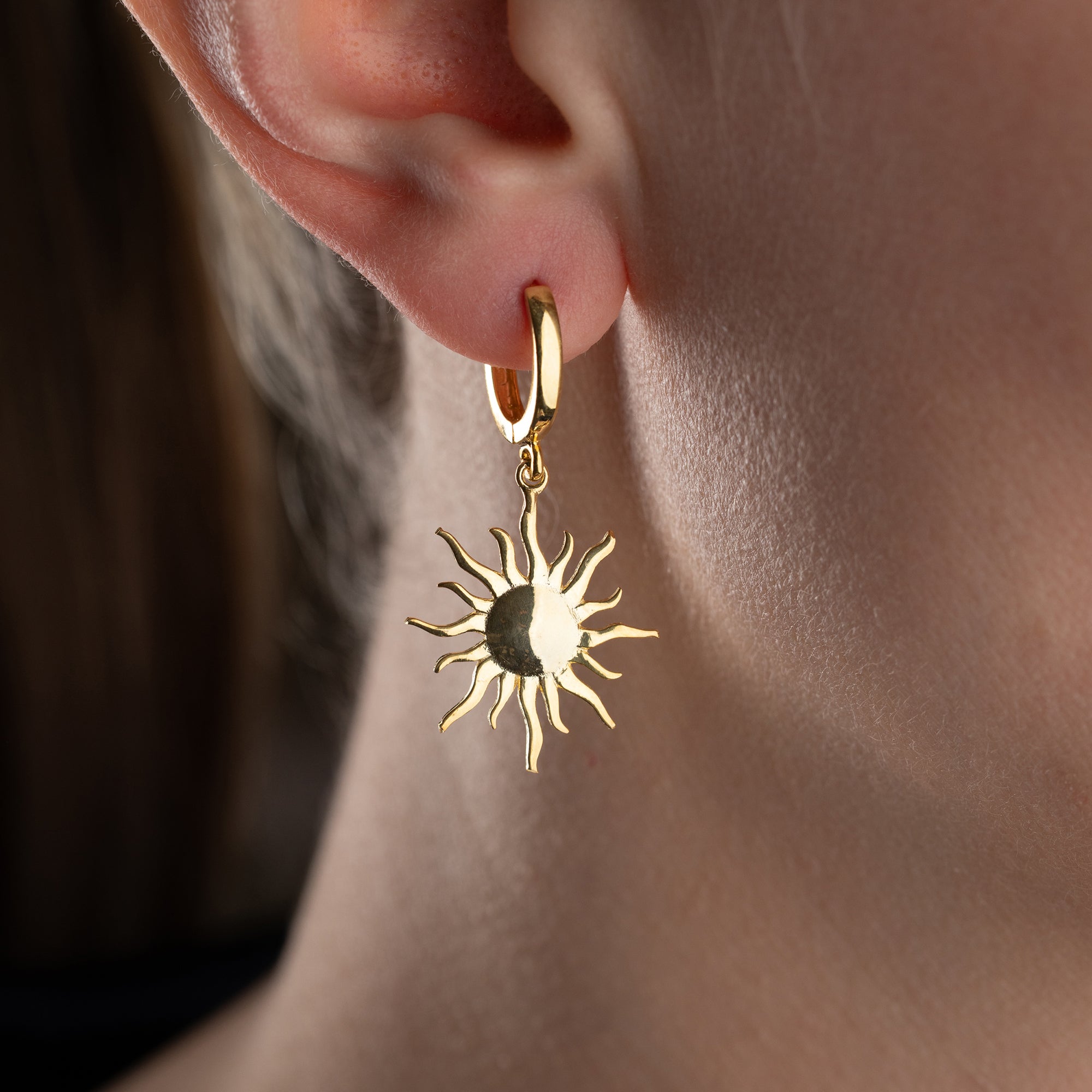 BIG SUN OHRRINGE | 925 SILBER