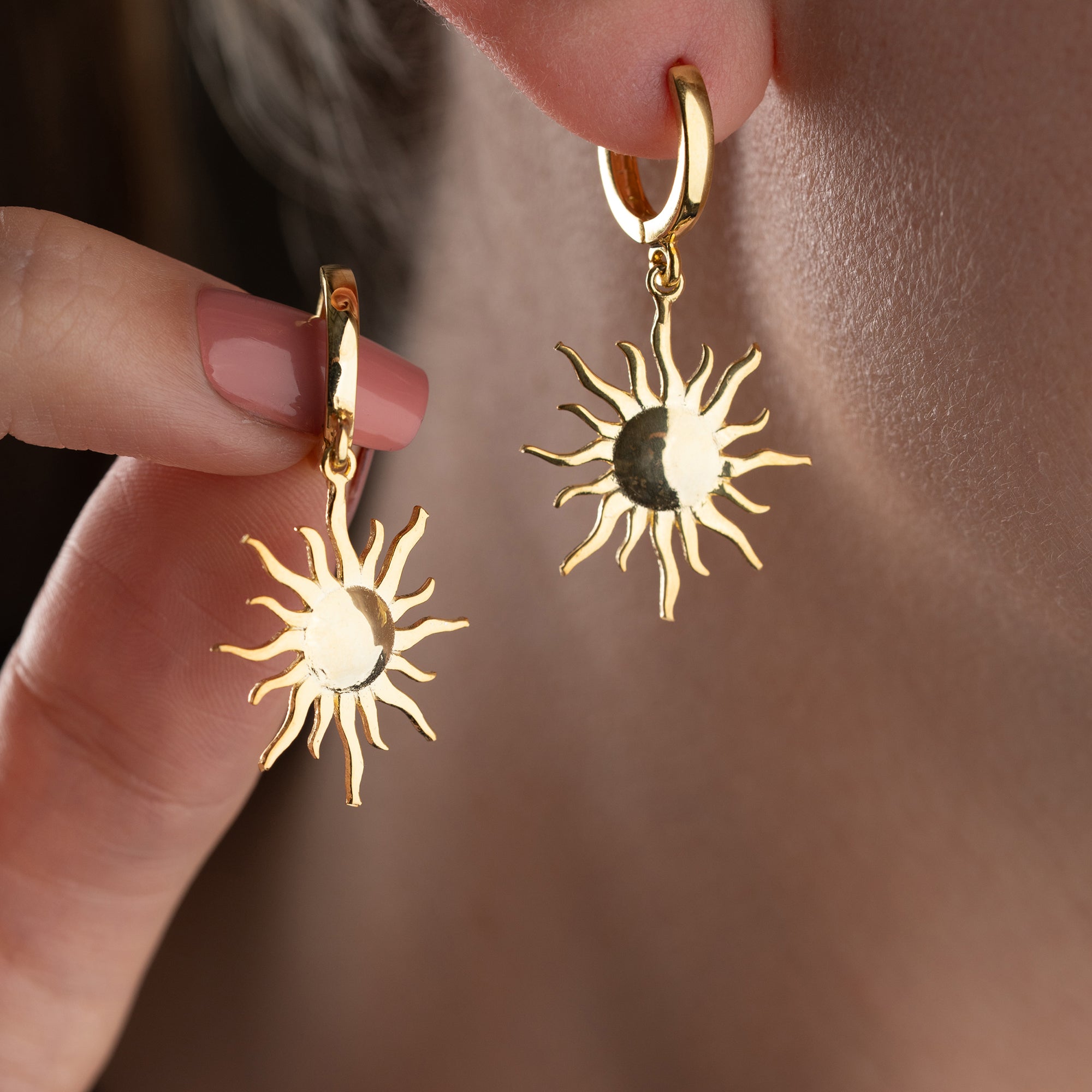 BIG SUN OHRRINGE | 925 SILBER