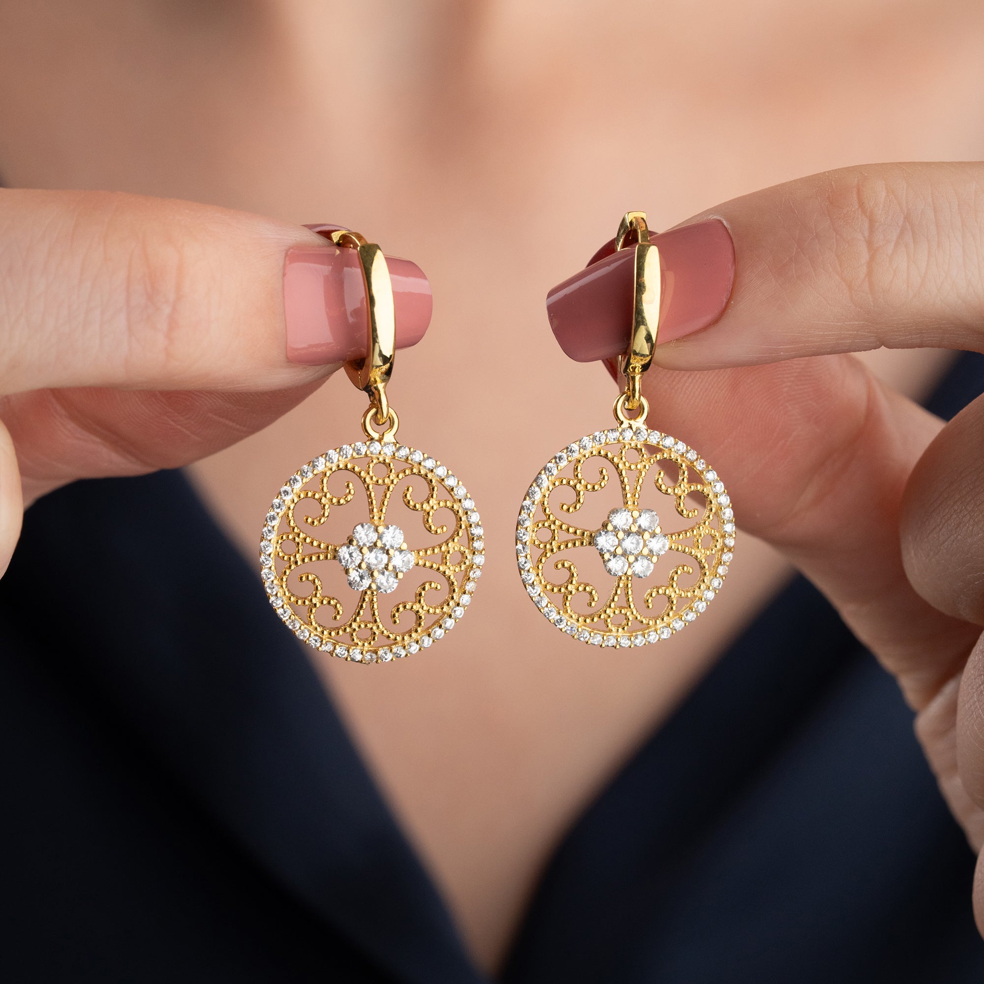 LYRA OHRRINGE | 925 SILBER