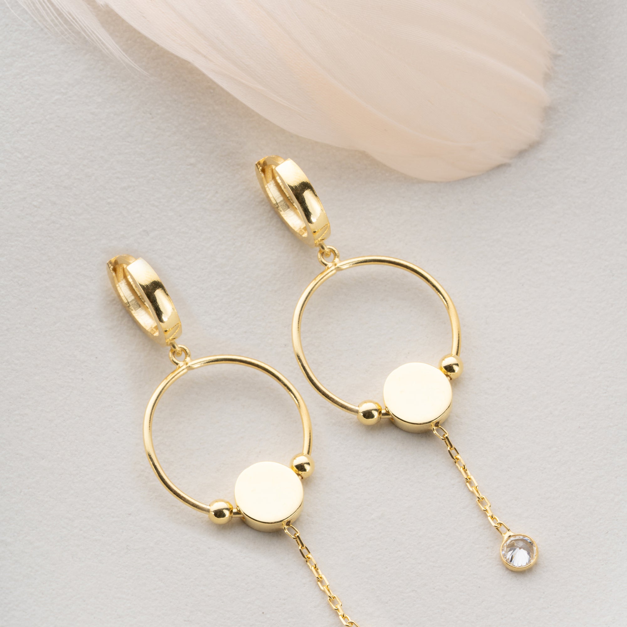 Zirconia Cloverleaf Earrings | 925 Silver
