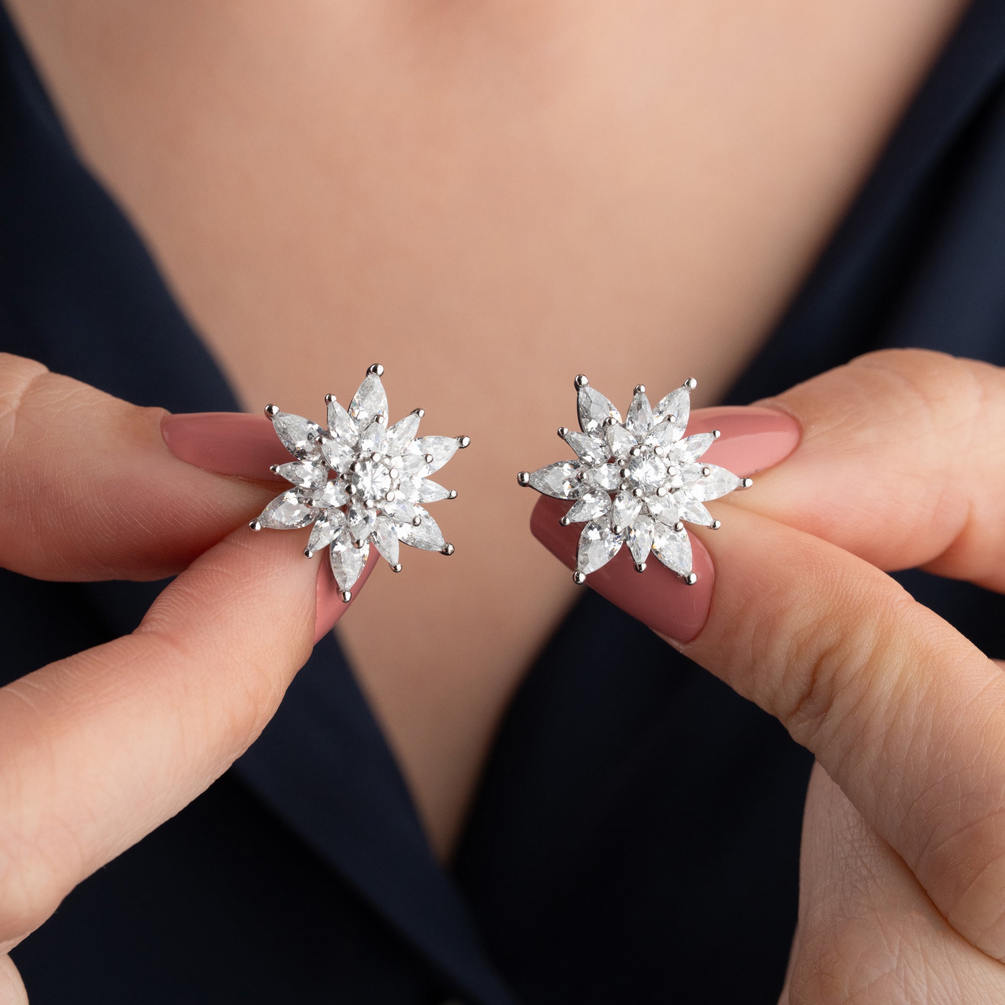 GRACE LOTUS OHRRINGE | 925 SILBER