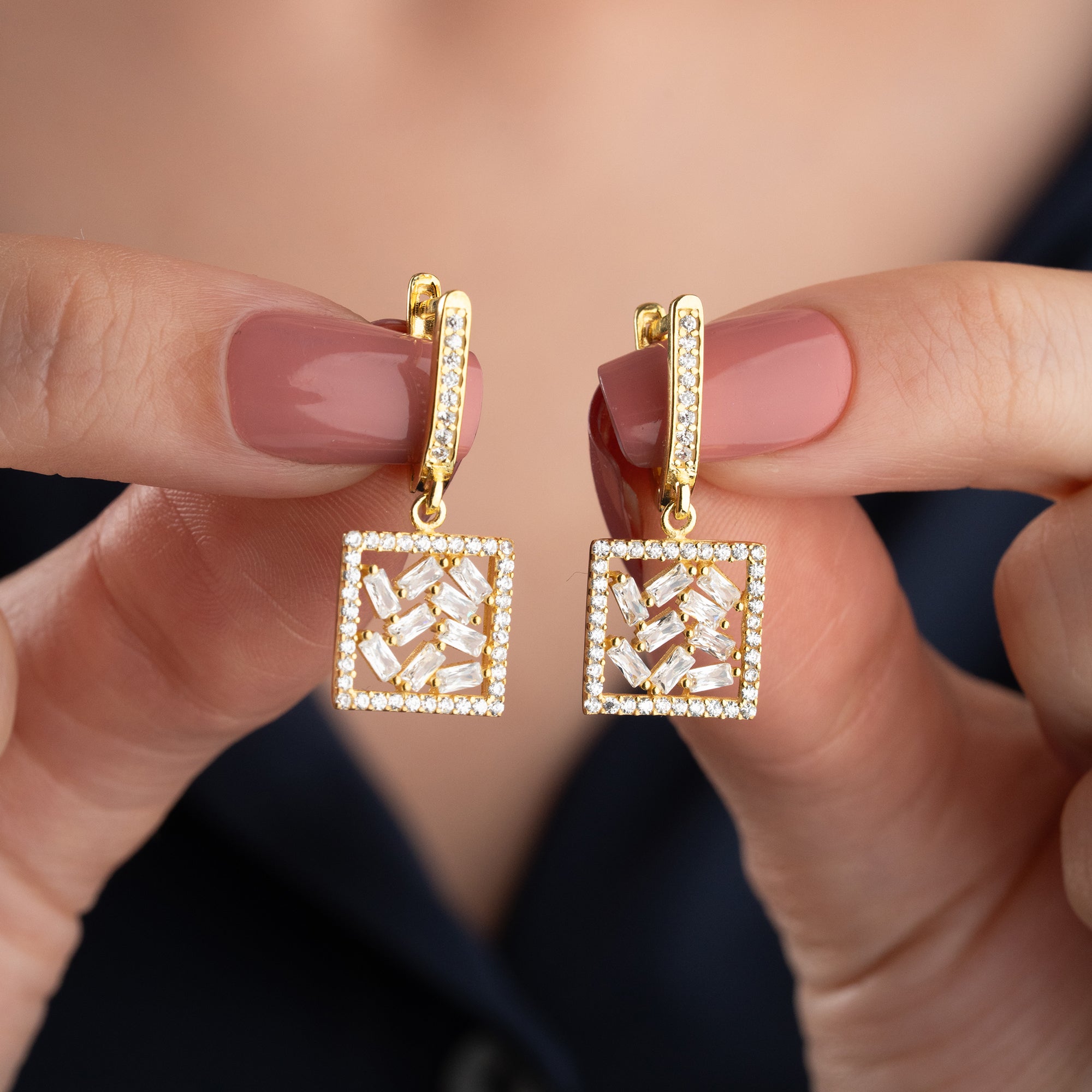 CORAL OHRRINGE | 925 SILBER