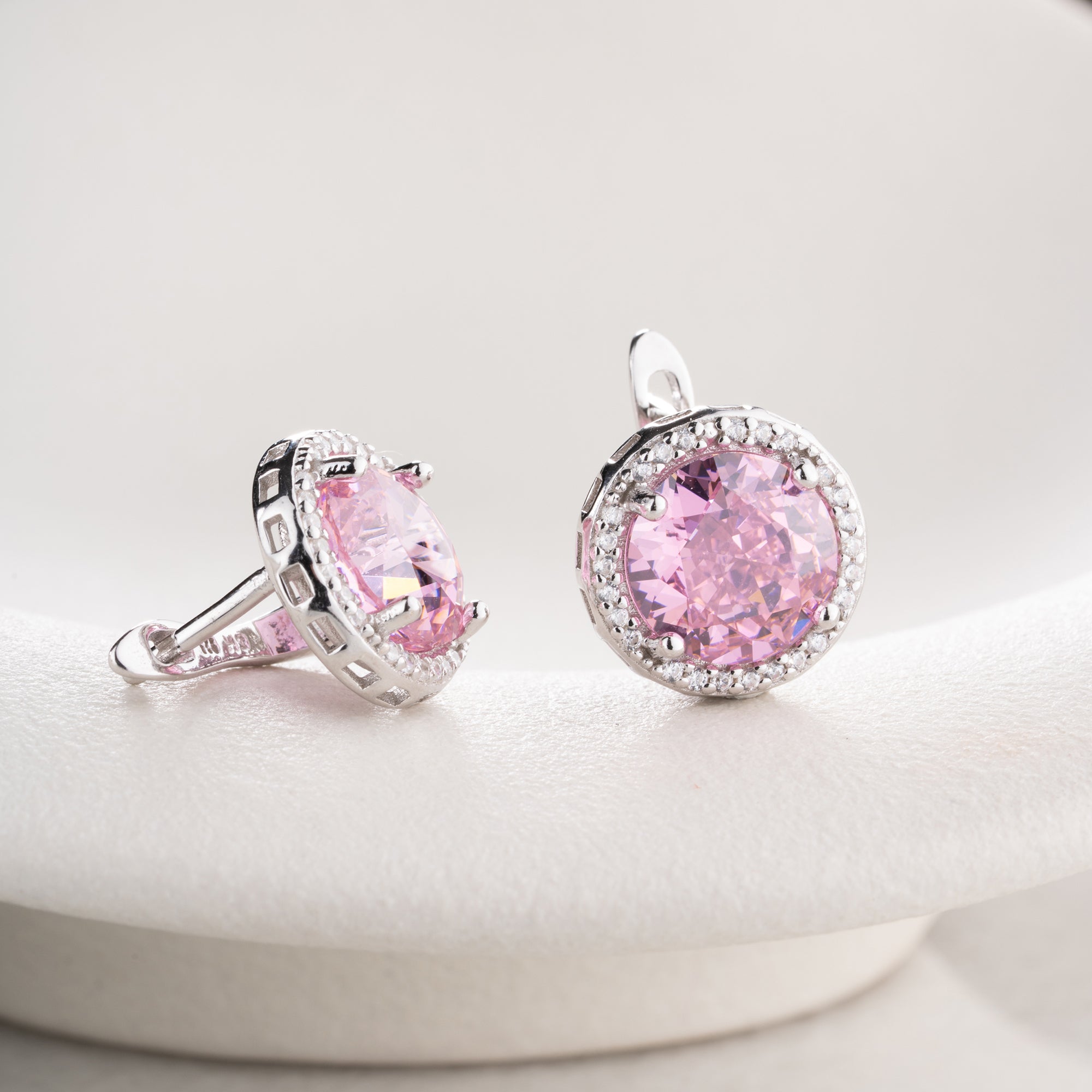 Zirconia Cloverleaf Earrings | 925 Silver