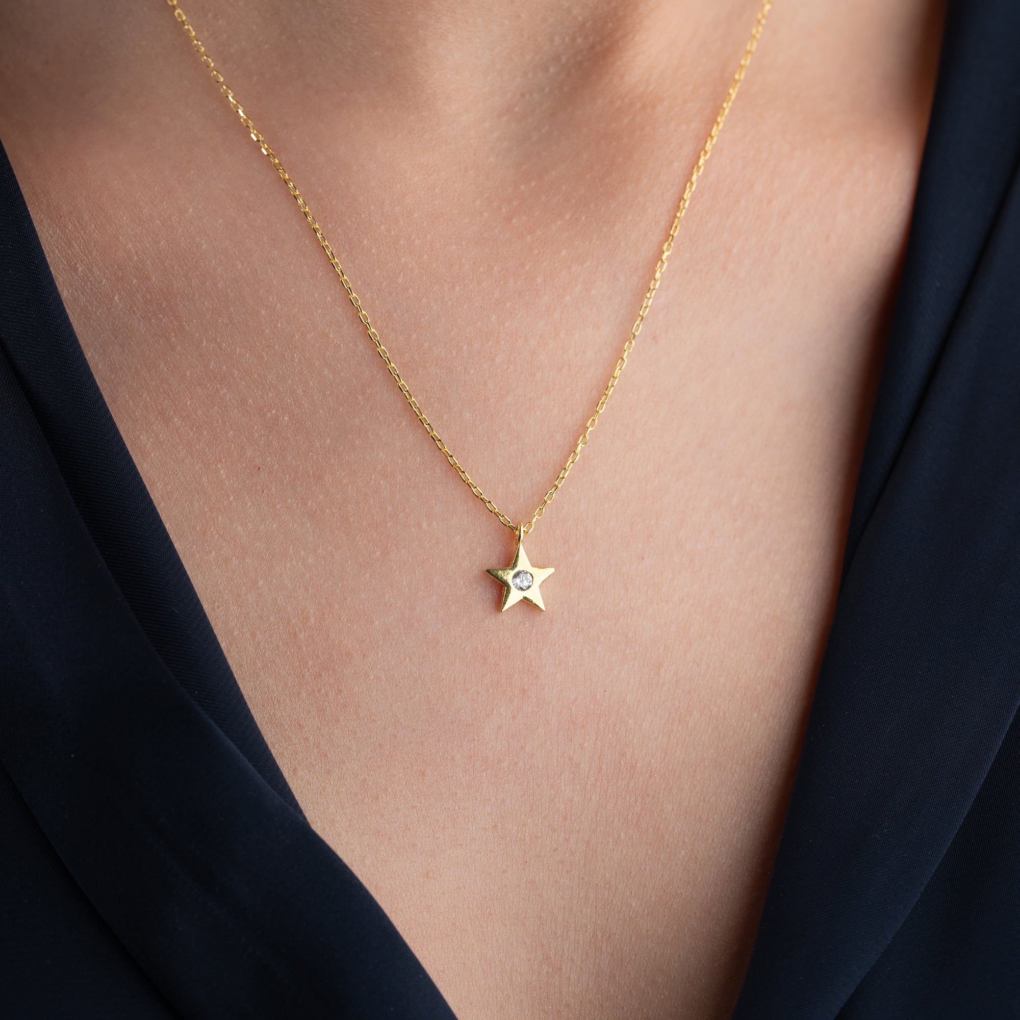 MINI STERN HALSKETTE | 925 SILBER