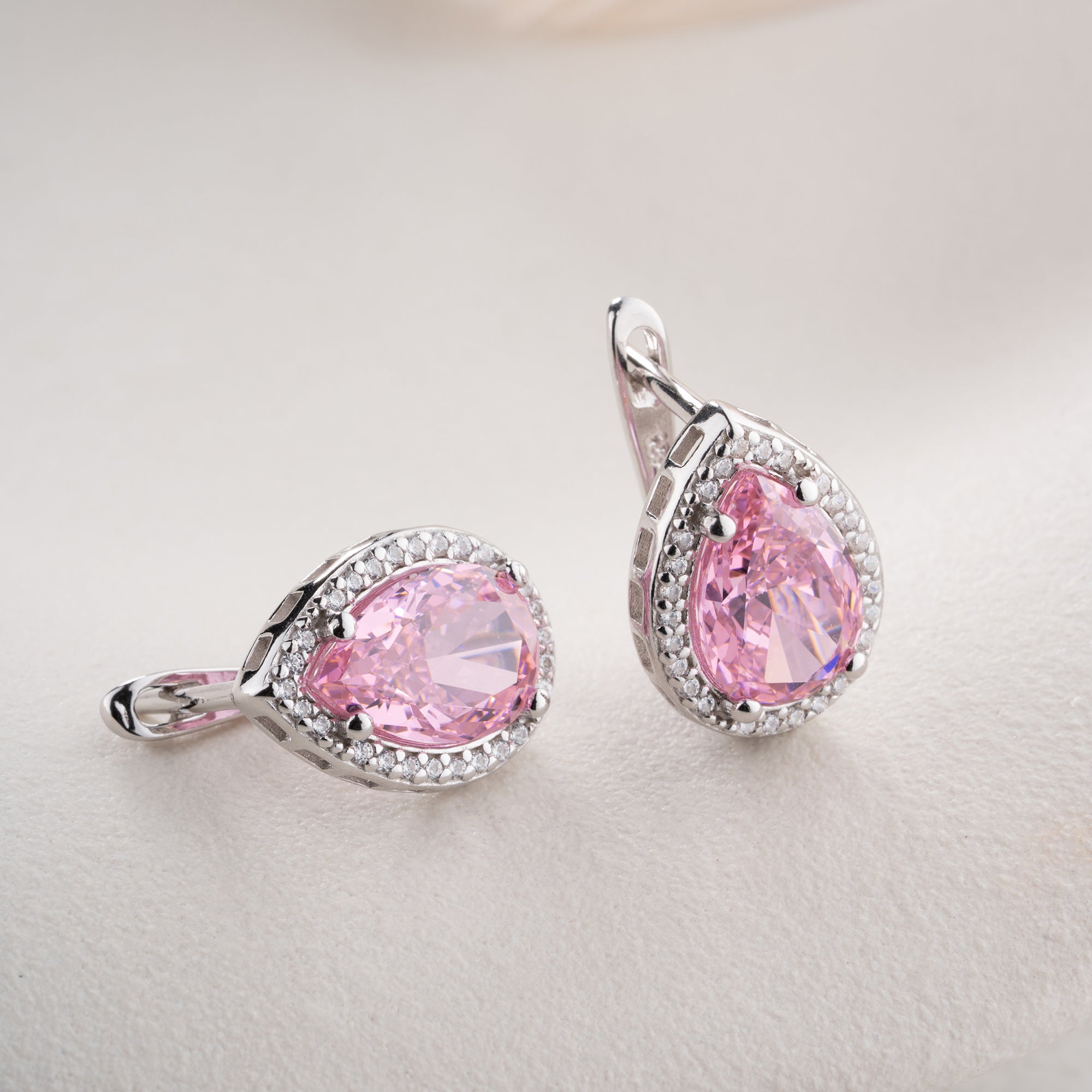 Zirconia Cloverleaf Earrings | 925 Silver