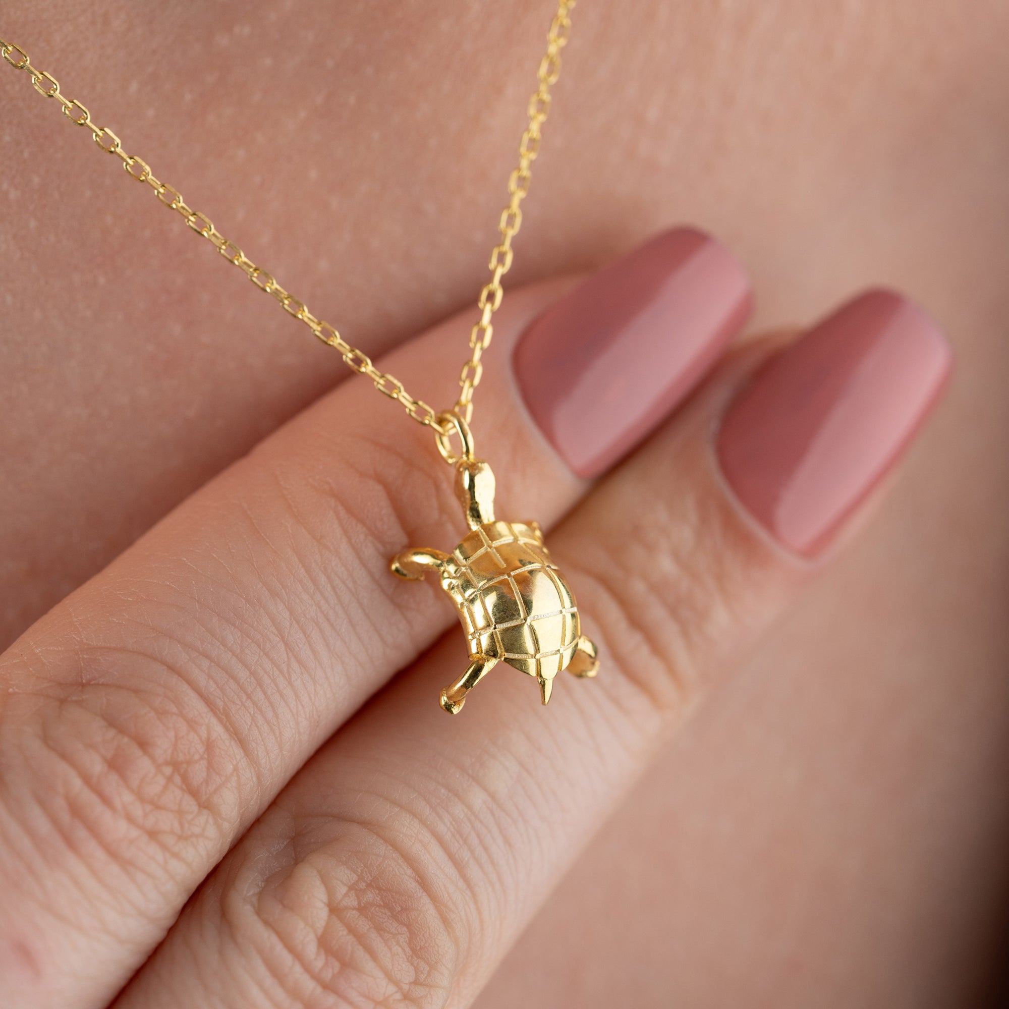 SCHILDKRÖTEN HALSKETTE | 925 SILBER