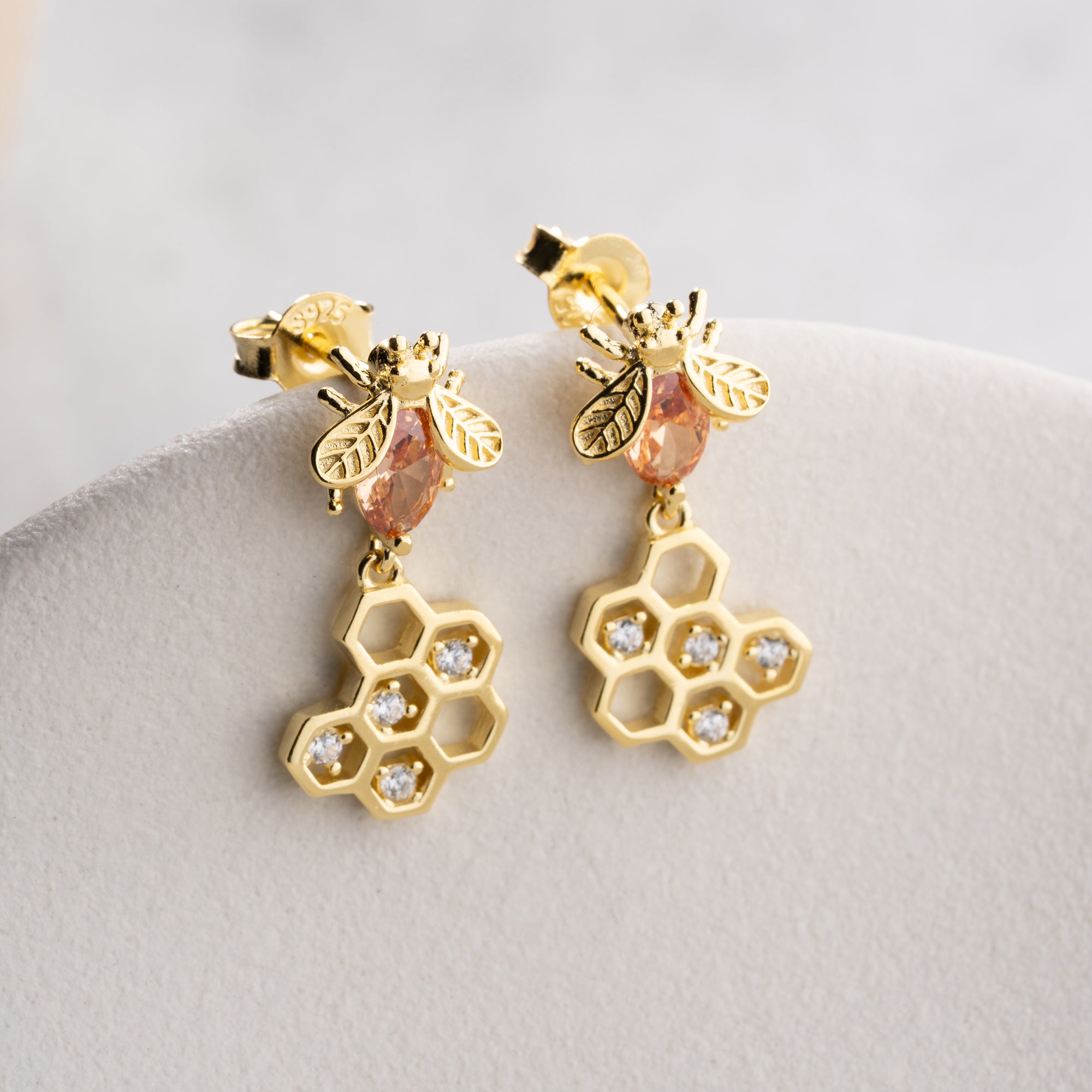 Zirconia Cloverleaf Earrings | 925 Silver