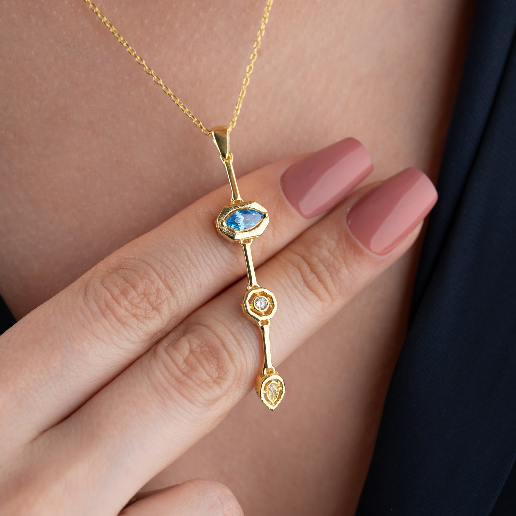 CHANDRA Y NECKLACE | 925 SILVER