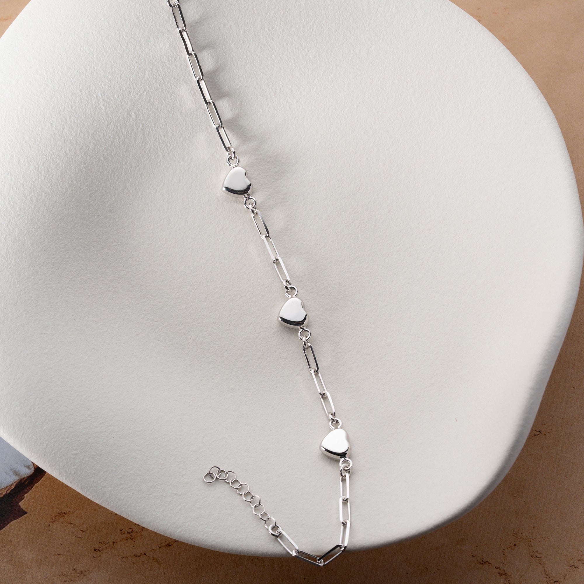 HERZ BOMB ARMBAND | 925 SILBER