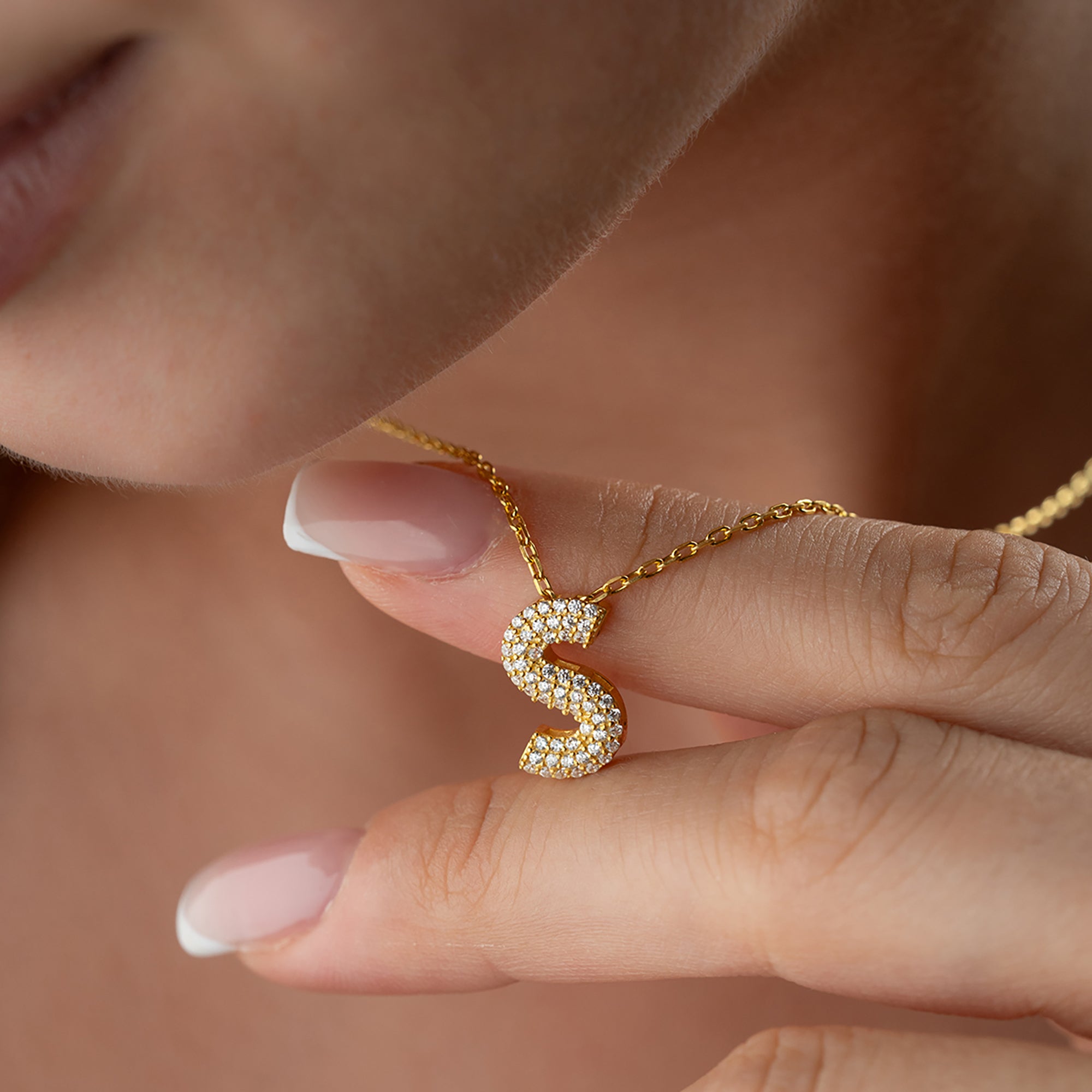 ARIA BUCHSTABEN KETTE | 925 SILBER
