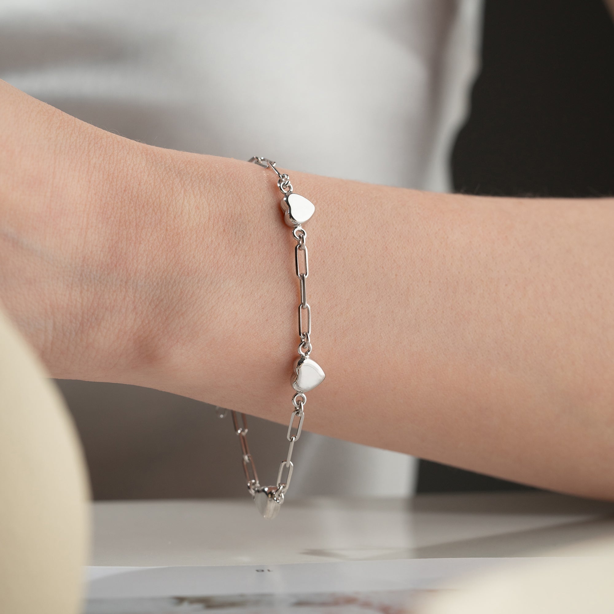 HERZ BOMB ARMBAND | 925 SILBER