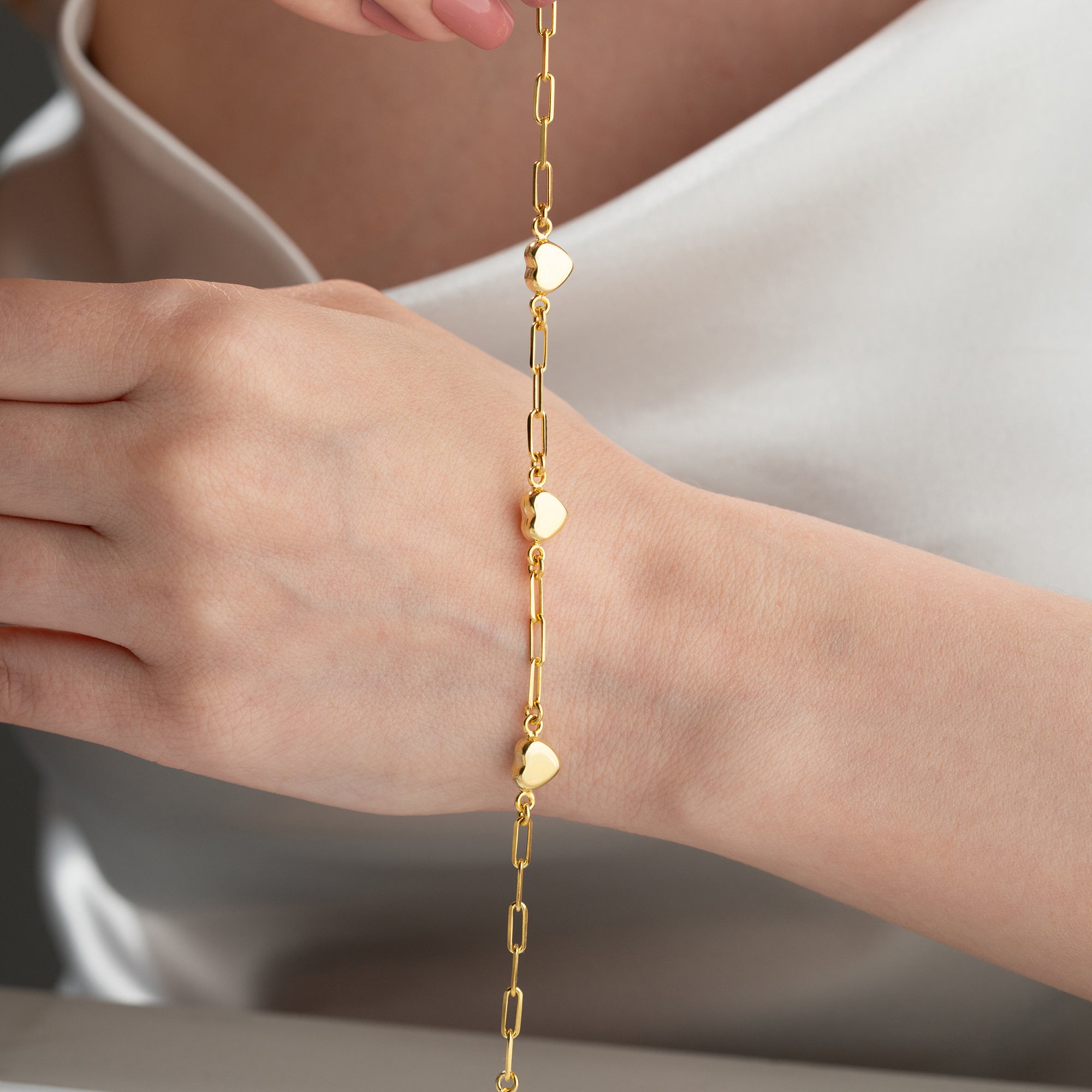 HERZ BOMB ARMBAND | 925 SILBER