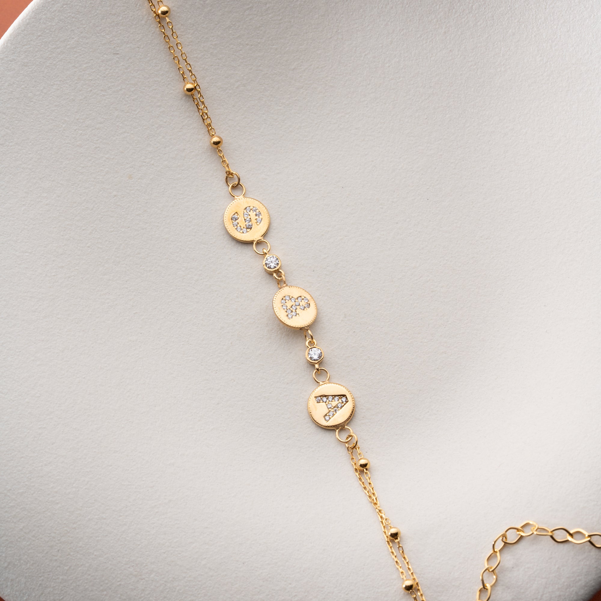 LETTER & LETTER ARMKETTE | 925 SILBER