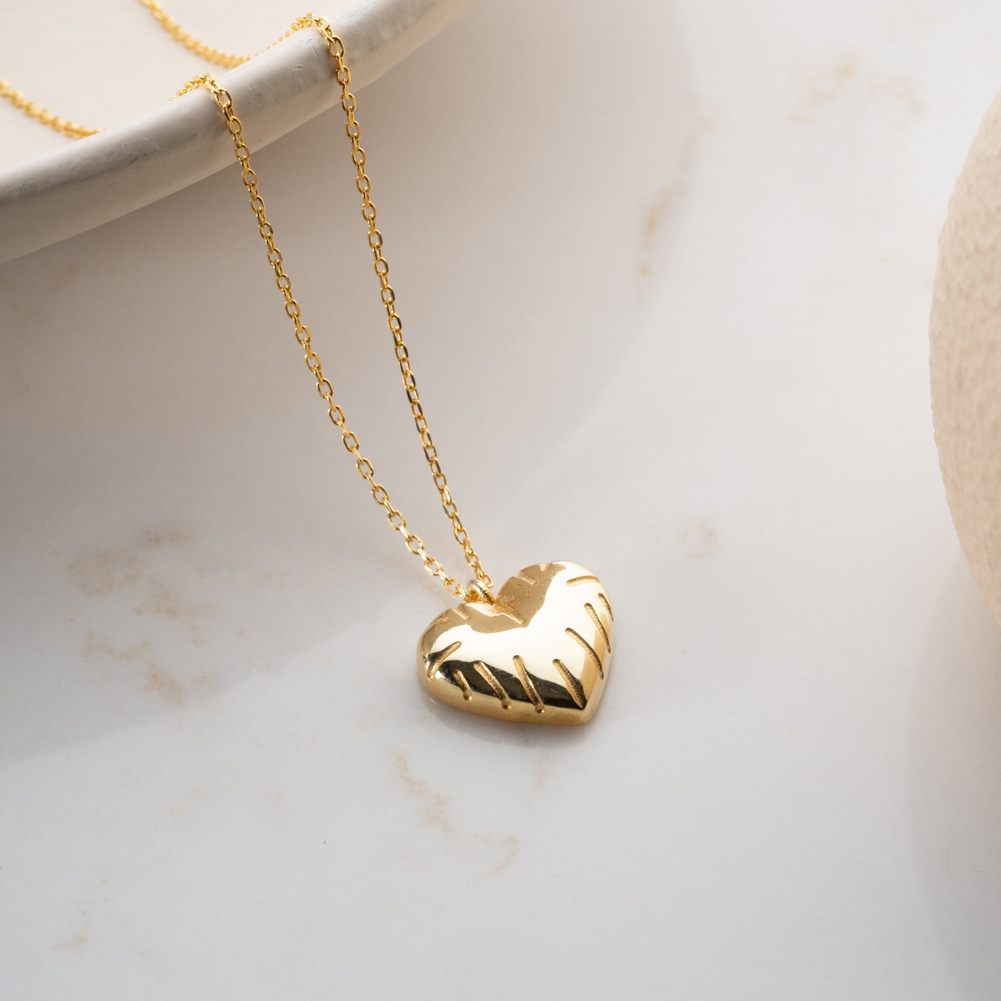 BOMB HERZ HALSKETTE | 925 SILBER