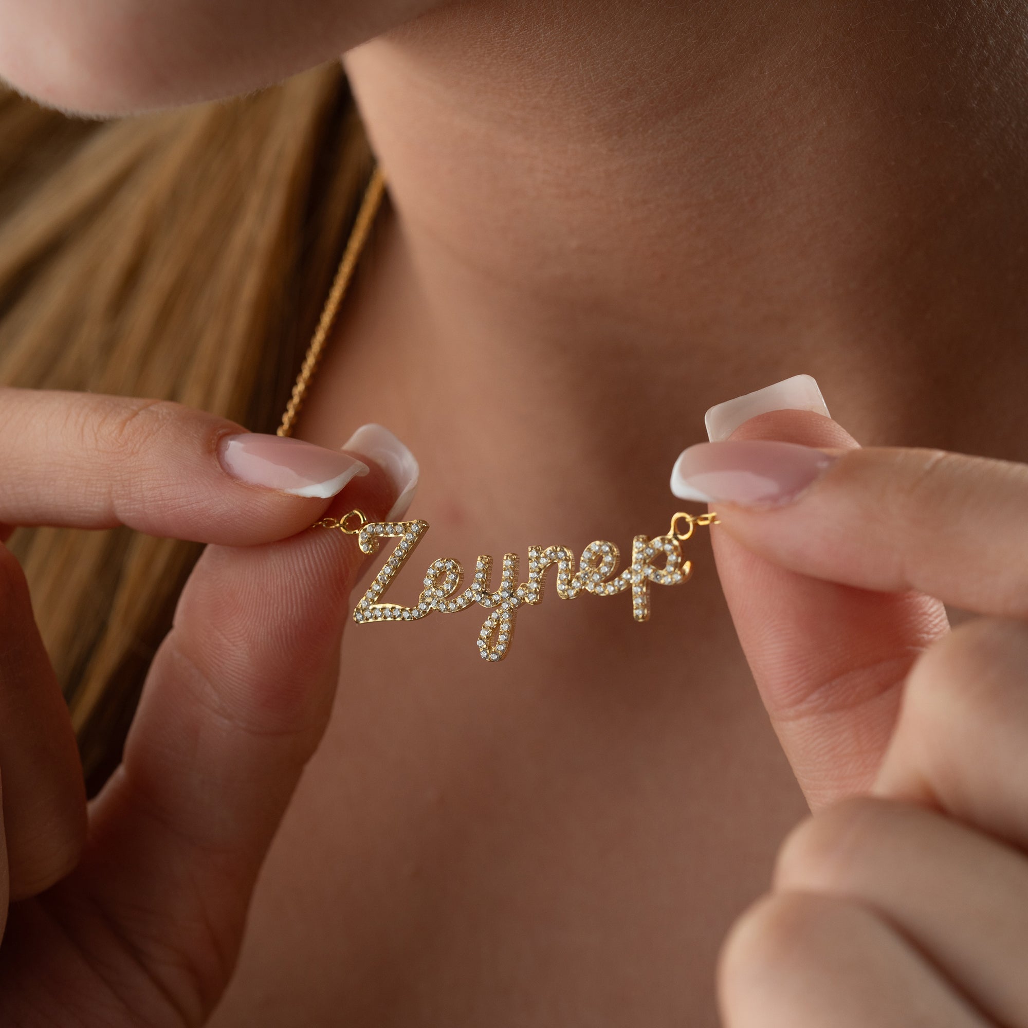 ZIRKONIA NAMENSKETTE PREMIUM | 925 SILBER