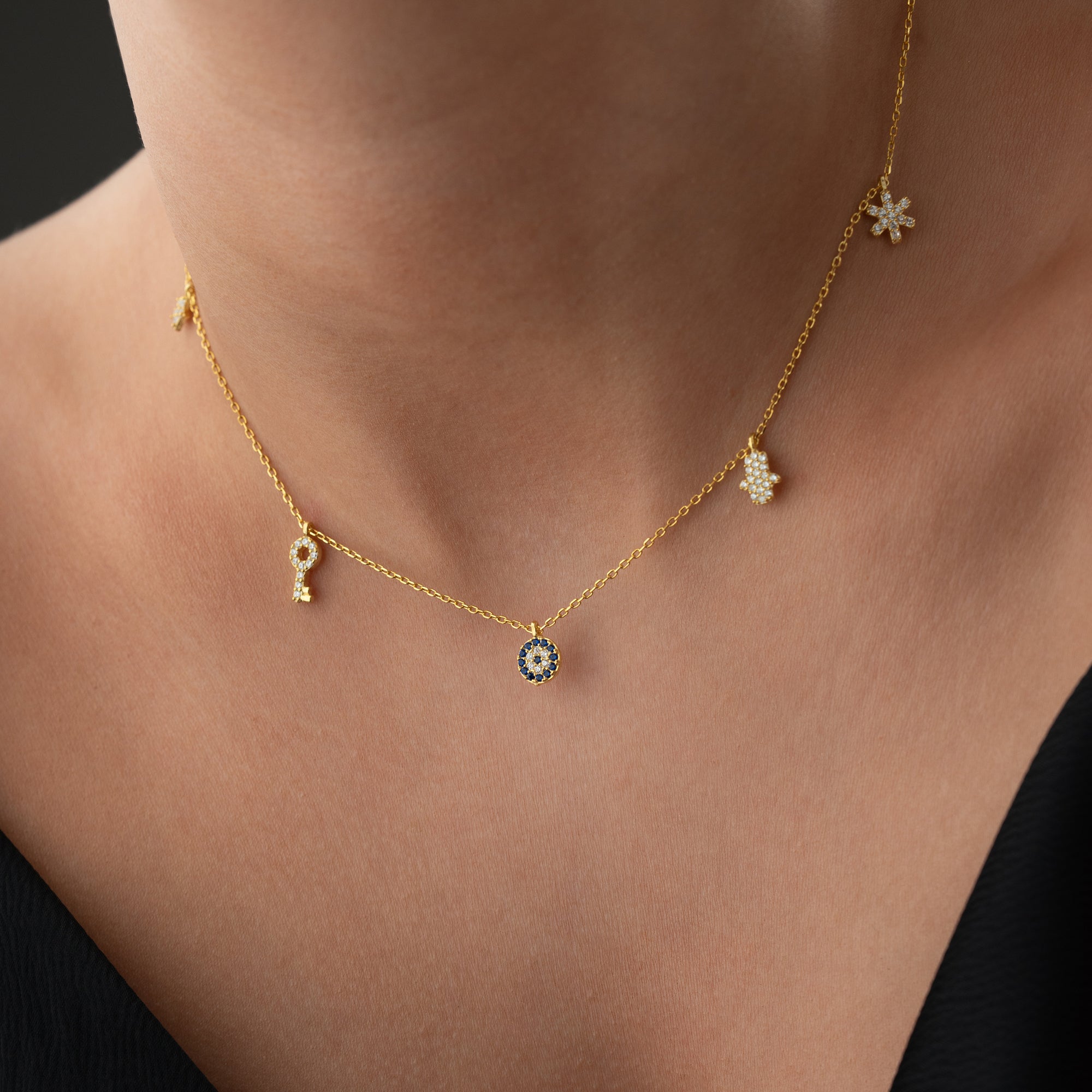 CHARM HALSKETTE | 925 SILBER