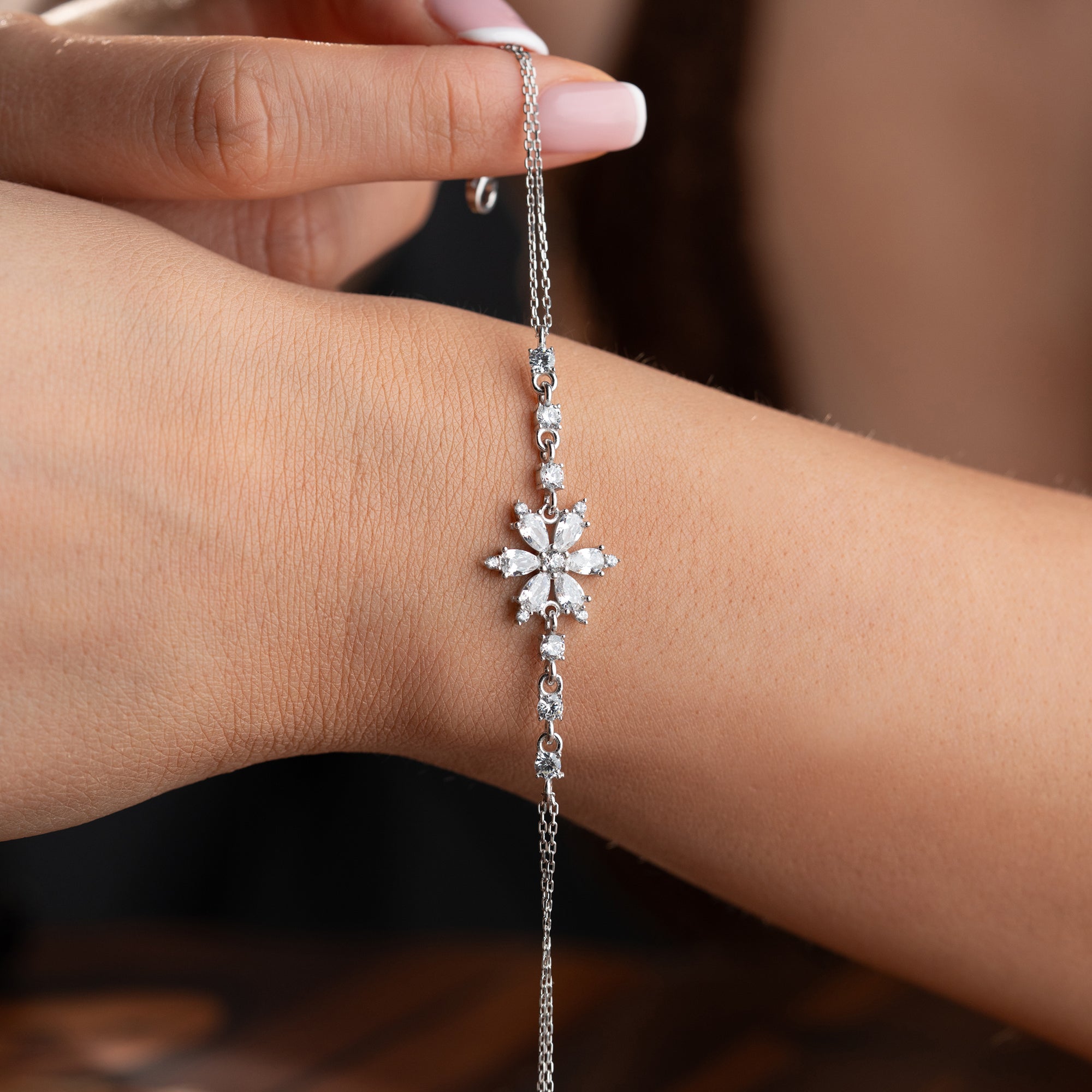 LOTUS ARMKETTE | 925 SILBER