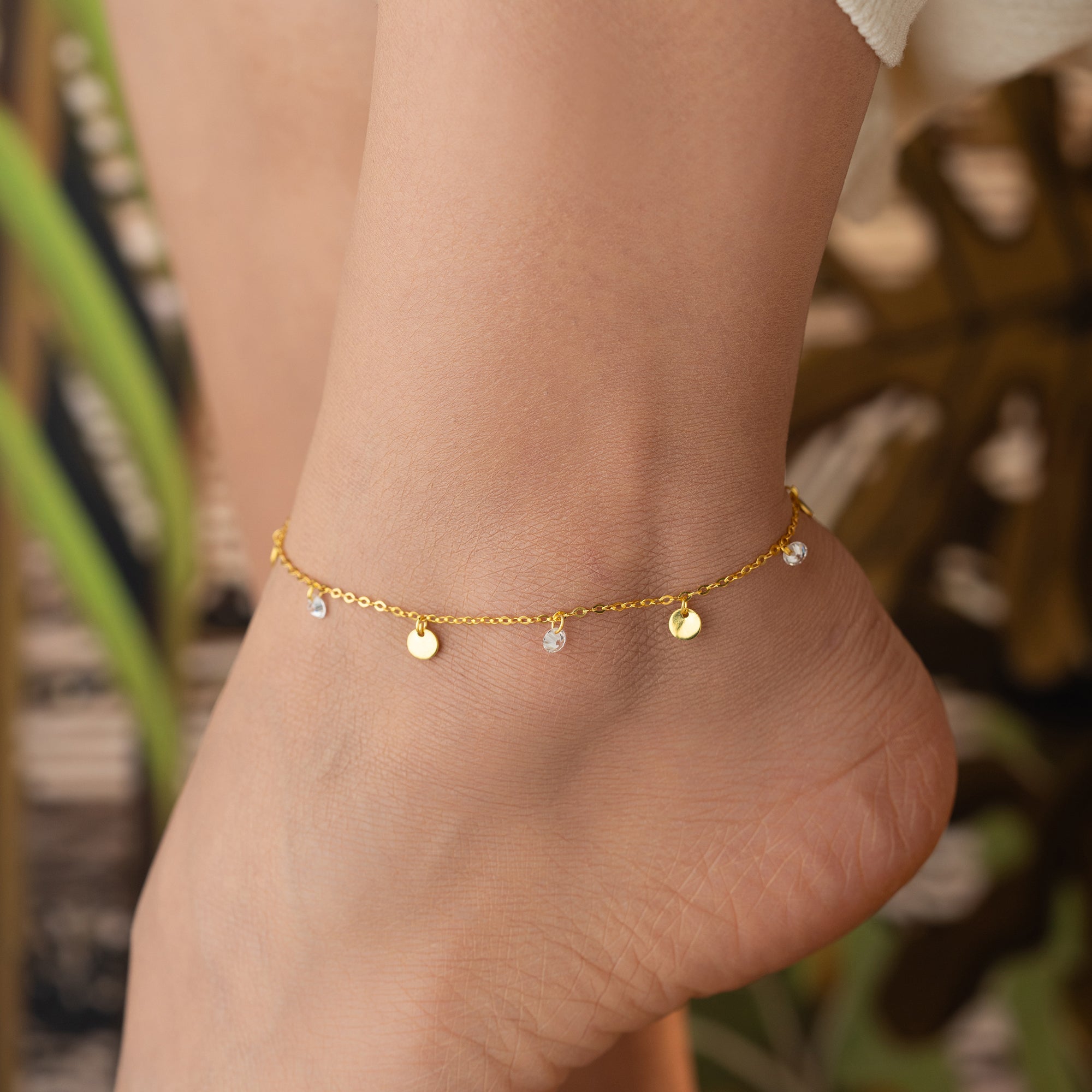 AVELINE FUSSKETTE | 925 SILBER