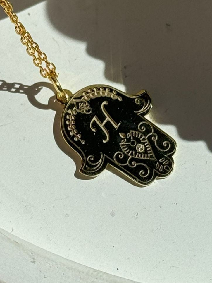 HMS BUCHSTABEN HALSKETTE | 925 SILBER