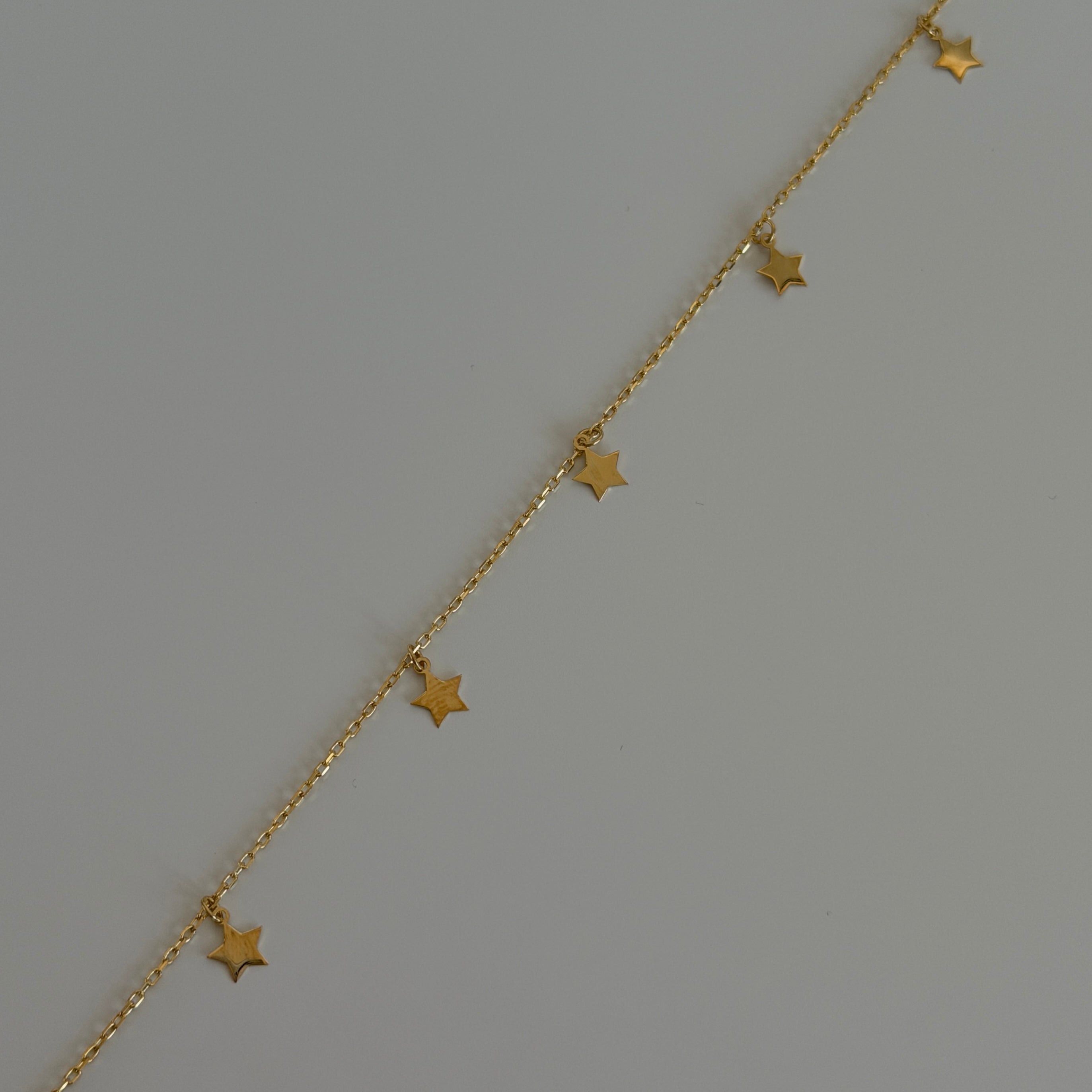 STAR FUSSKETTE | 925 SILBER