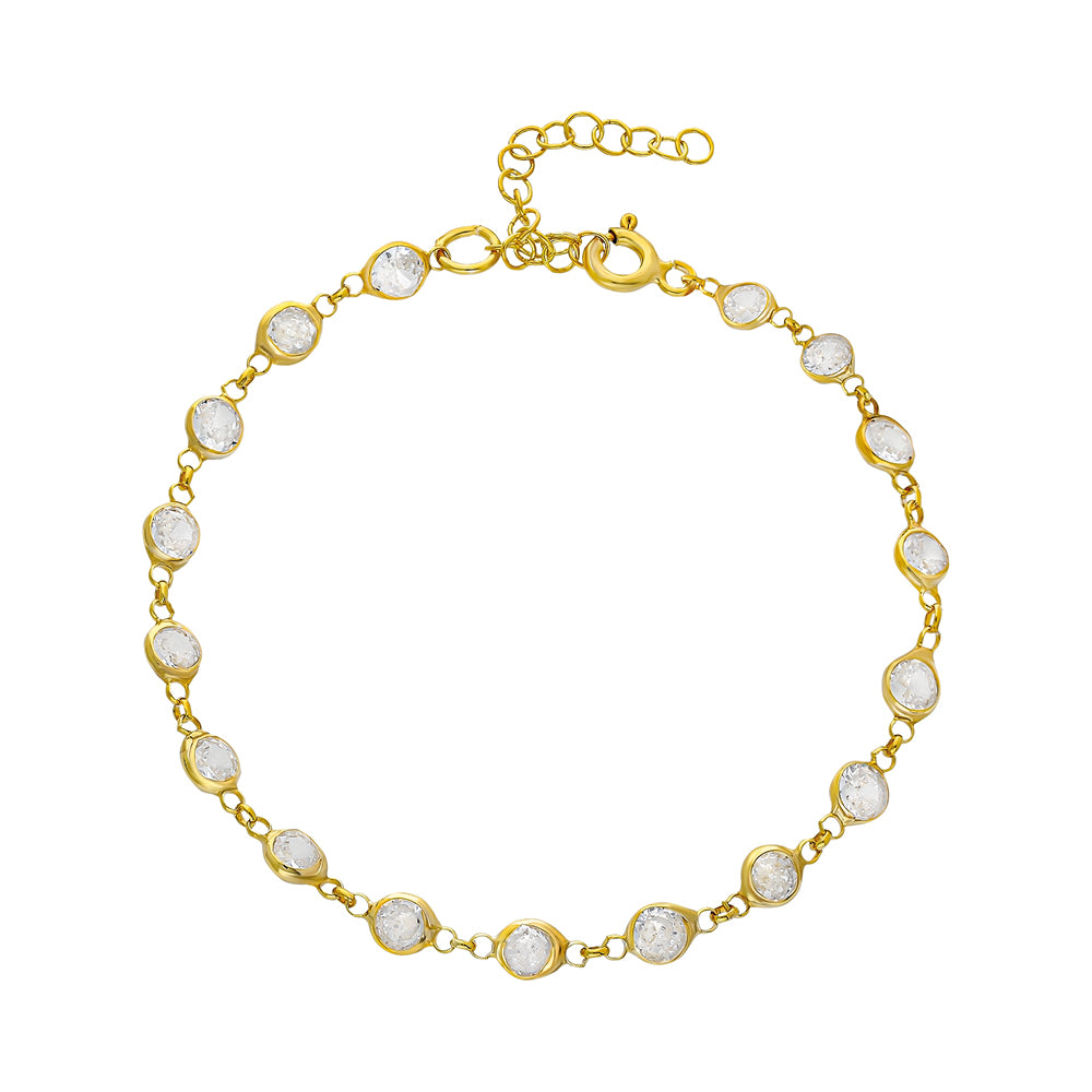 FULL ZIRCONIA STONE BRACELET | 925 SILVER