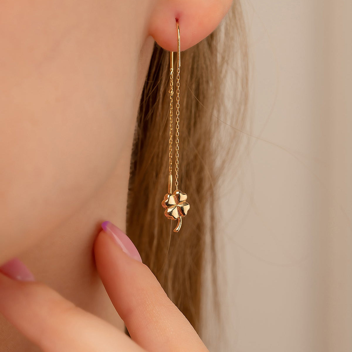BONNE CHANCE OHRRINGE | 14K GOLD