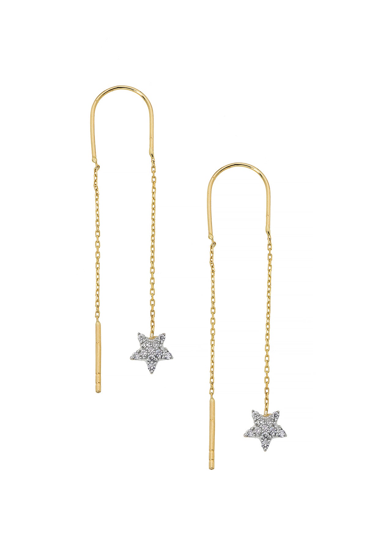 DUSCHE SCHWINGEND OHRRINGE | 14K GOLD