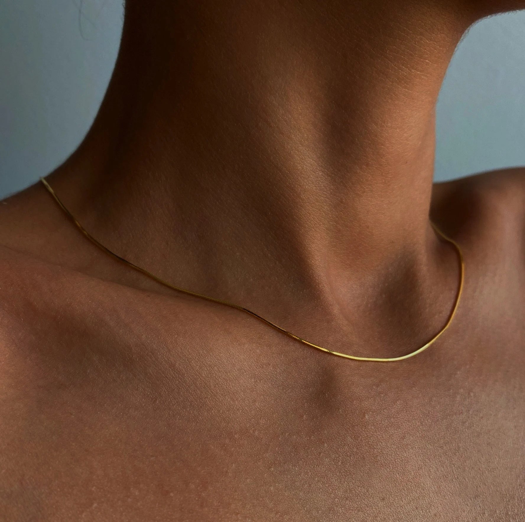 SNAKESKIN HALSKETTE | 925 SILBER