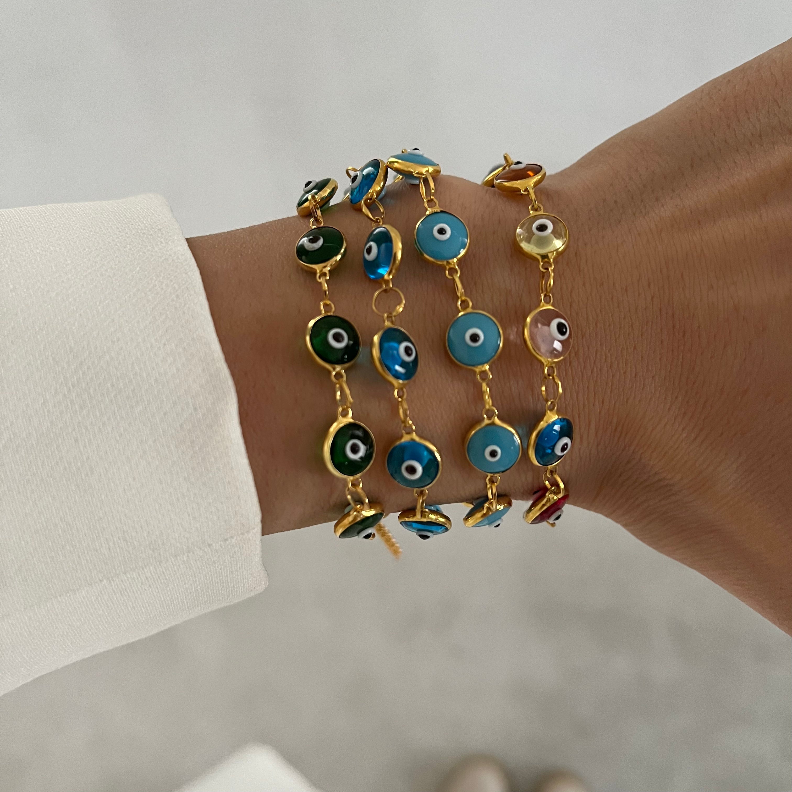 Grande Green Nazar Armkette (7001248825389)