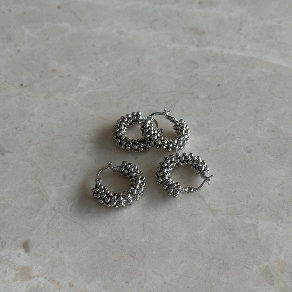 GOLDEN DROPS OHRRING | 925 SILBER